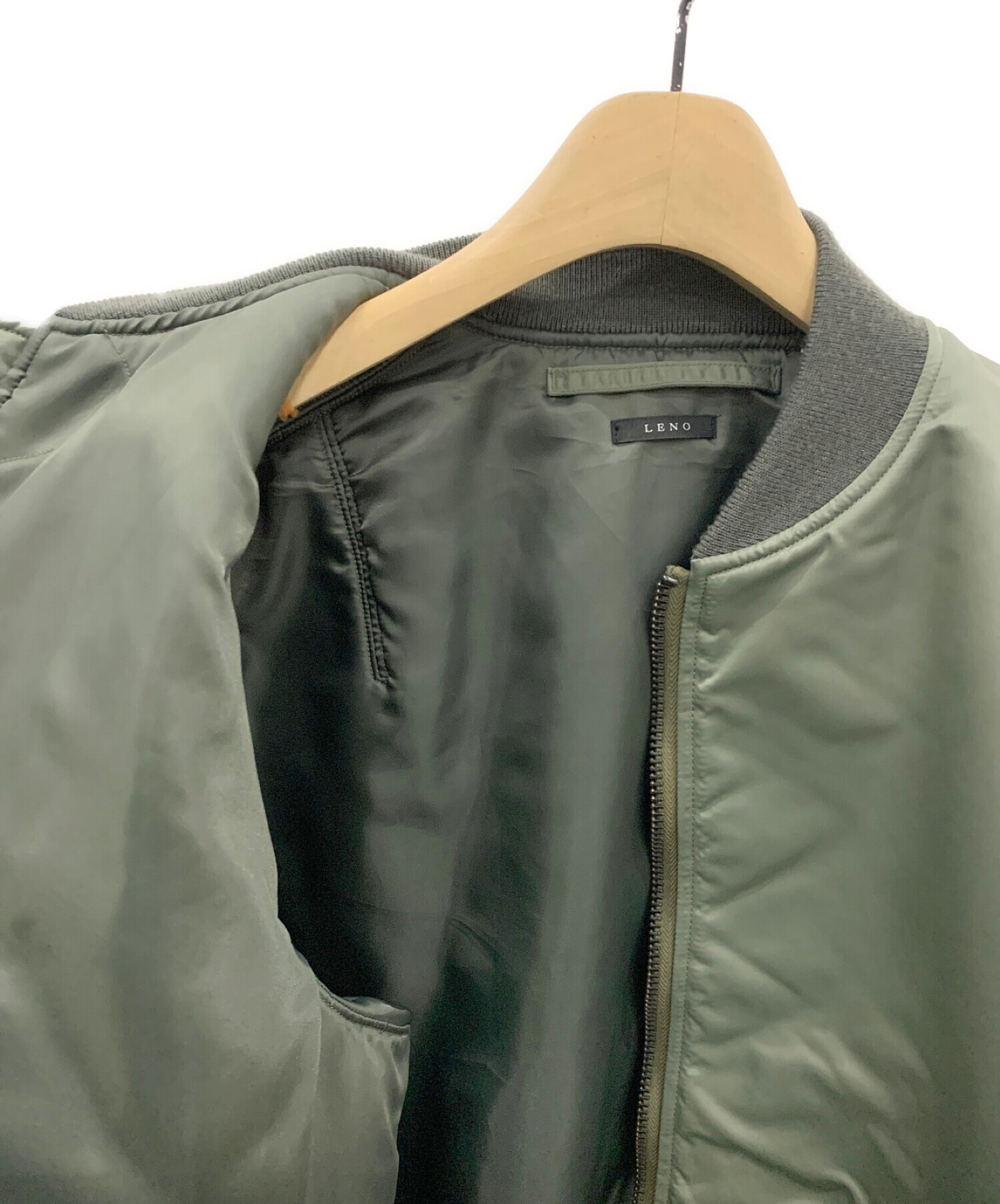 中古・古着通販】leno (リノ) MA-1ジャケット オリーブ サイズ:1