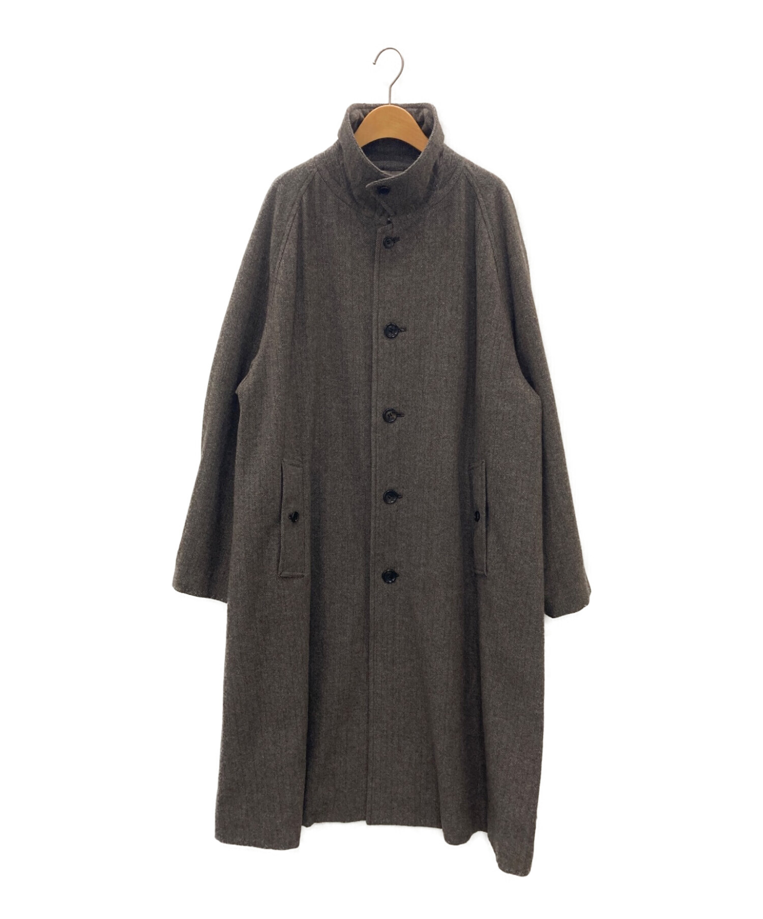 【中古・古着通販】leno (リノ) BAL COLLAR COAT ブラウン サイズ:3｜ブランド・古着通販 トレファク公式【TREFAC  FASHION】スマホサイト