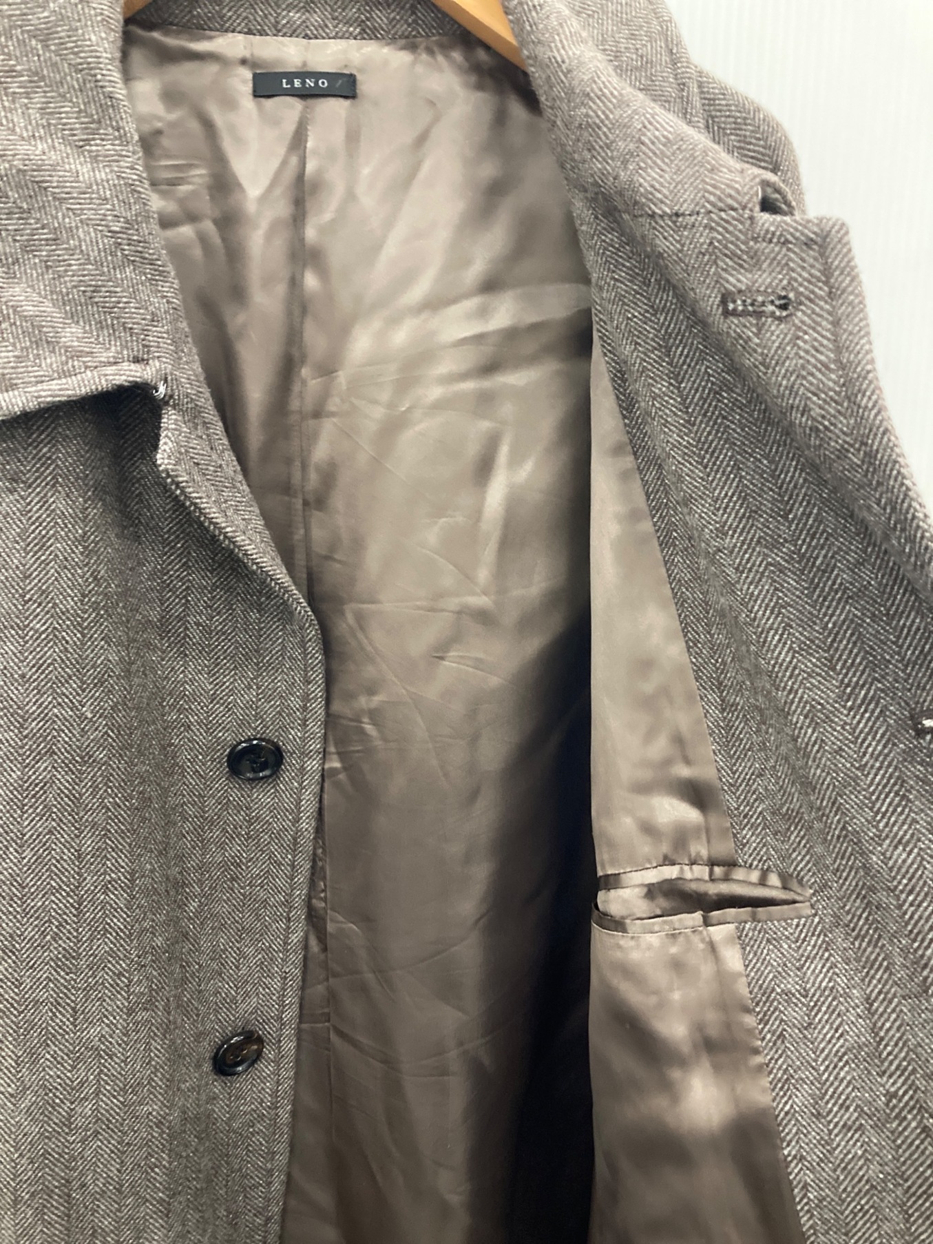 中古・古着通販】leno (リノ) BAL COLLAR COAT ブラウン サイズ:3｜ブランド・古着通販 トレファク公式【TREFAC  FASHION】スマホサイト