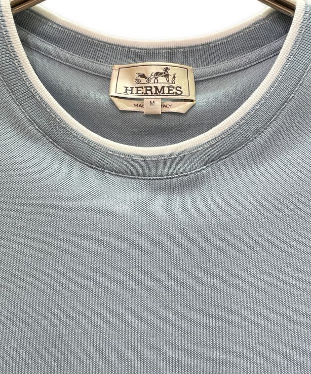 中古・古着通販】HERMES (エルメス) クルーネック ポケット Tシャツ 