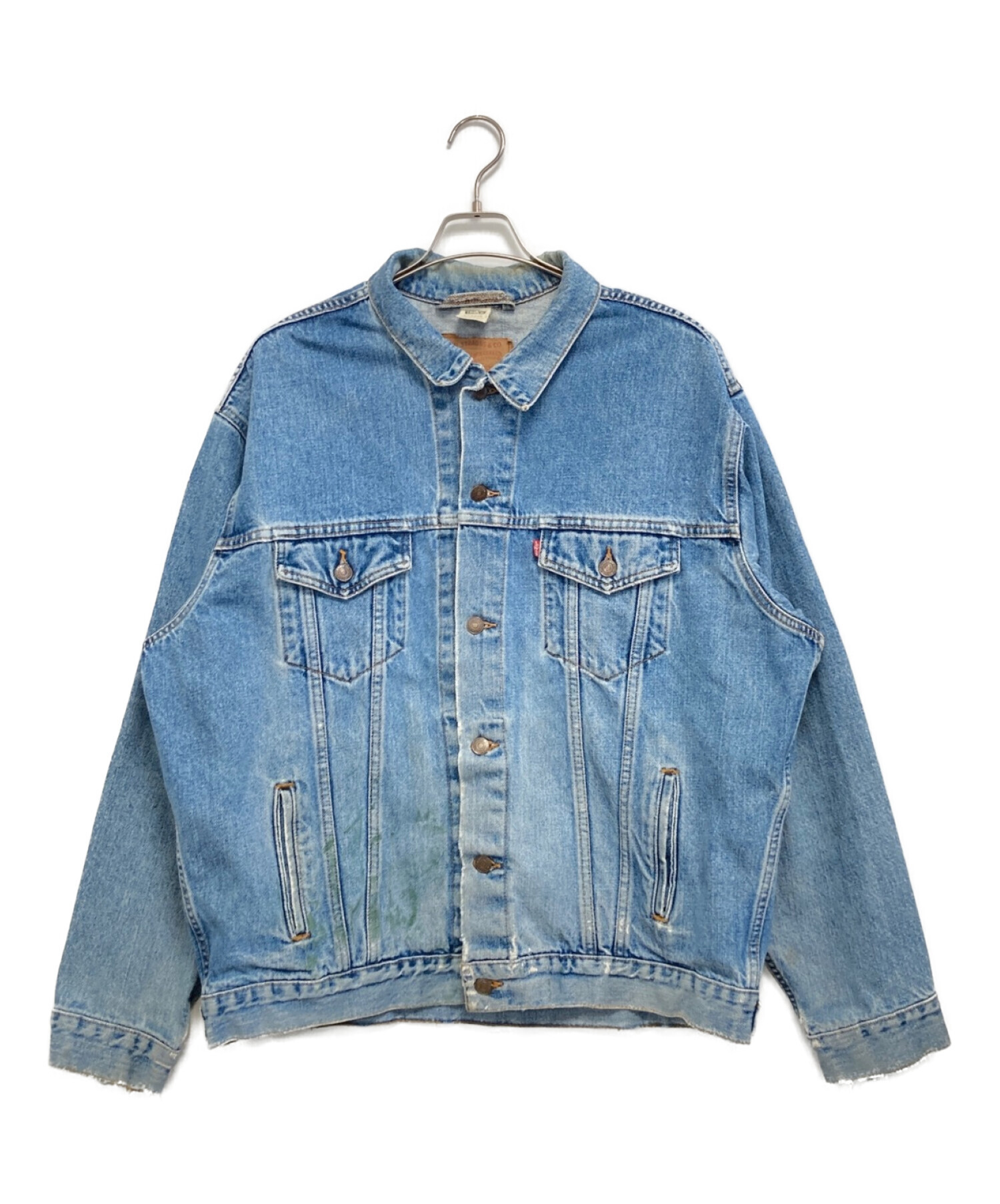 中古・古着通販】LEVI'S (リーバイス) デニムジャケット インディゴ