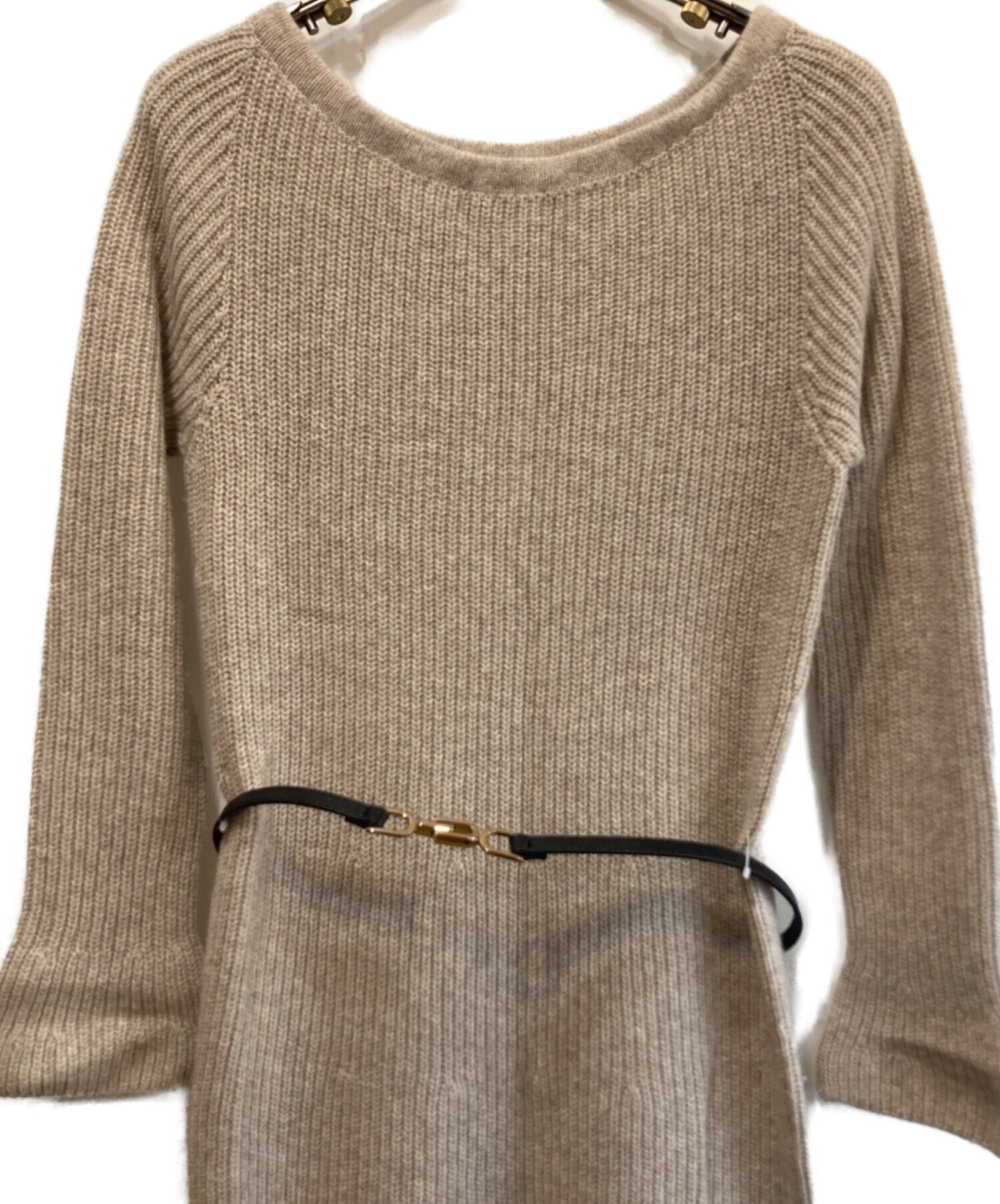 Her lip to (ハーリップトゥ) Wool and Cashmere Blend Wholegarment Knit Dress ベージュ  サイズ:S