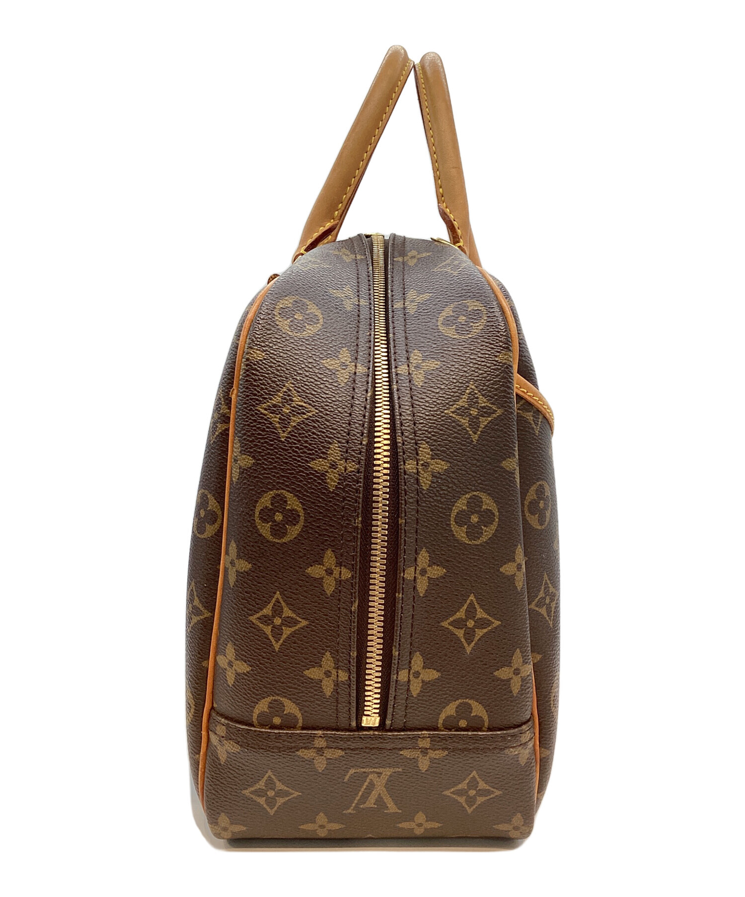 ▽▽【中古】LOUIS VUITTON やばく ルイヴィトン モノグラム ボーリング・ヴァニティ(ドーヴィル) M47270 Bランク