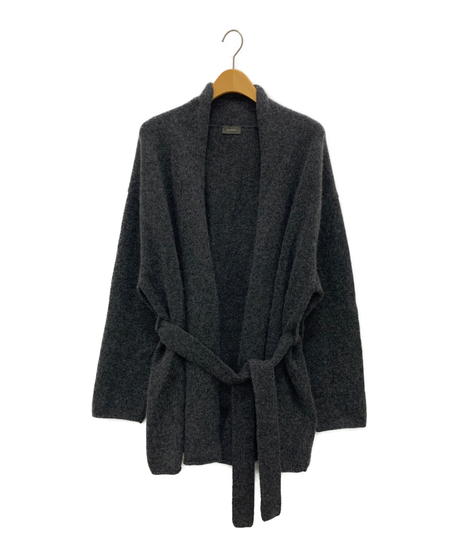 wirrow (ウィロウ) YAK WOOL KNIT ROBE グレー サイズ:2