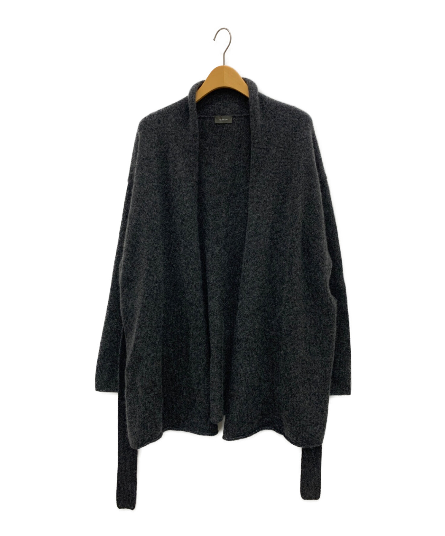 wirrow (ウィロウ) YAK WOOL KNIT ROBE グレー サイズ:2