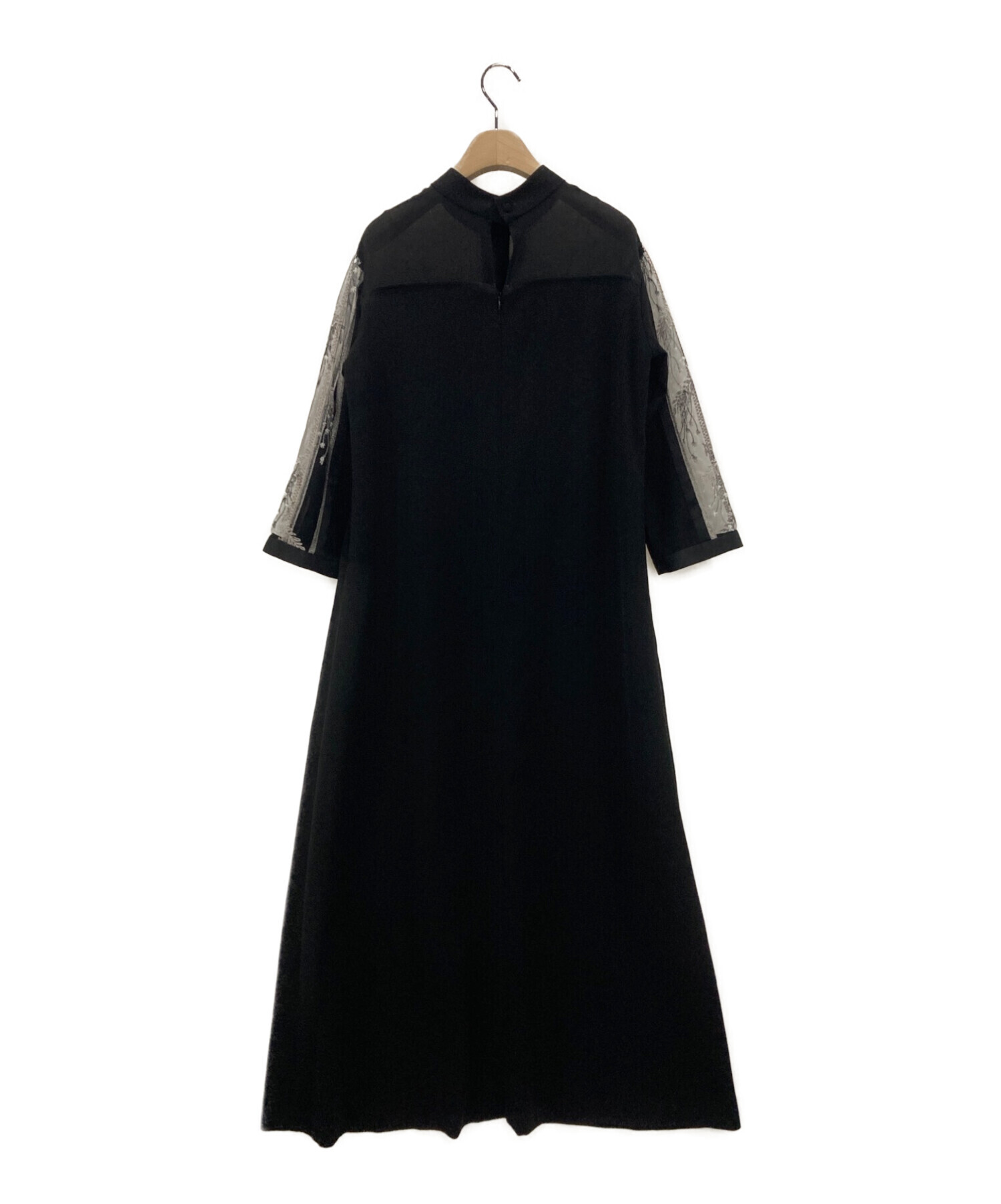 MURRAL (ミューラル) Framed flower dress ブラック サイズ:2