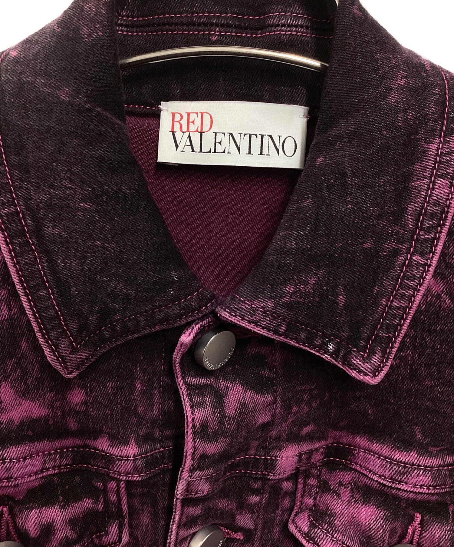 中古・古着通販】RED VALENTINO (レッドヴァレンティノ) デニムショートジャケット ピンク サイズ:38｜ブランド・古着通販  トレファク公式【TREFAC FASHION】スマホサイト