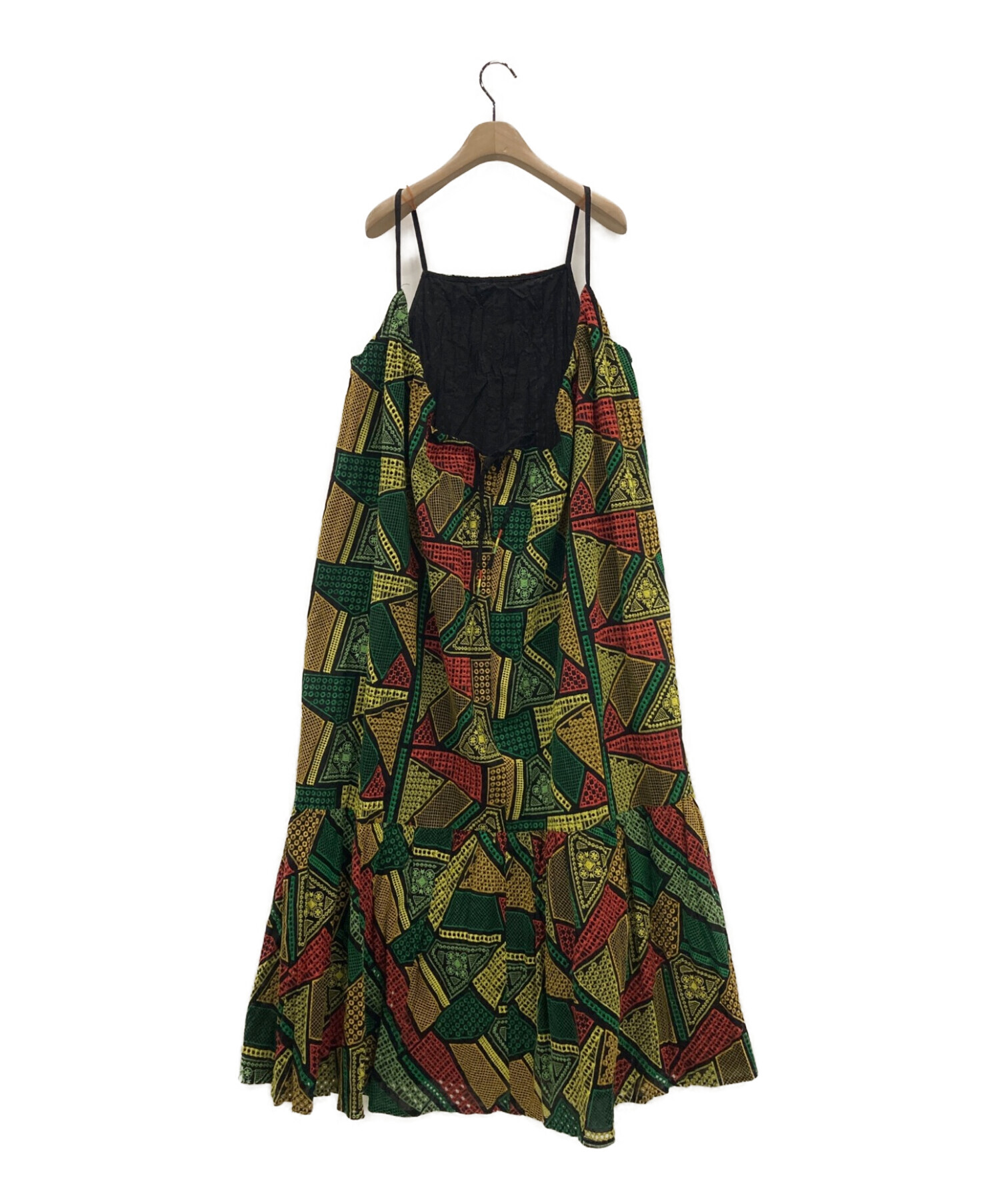 中古・古着通販】Ameri (アメリ) LINDA TURKEY ORGANIC DRESS グリーン