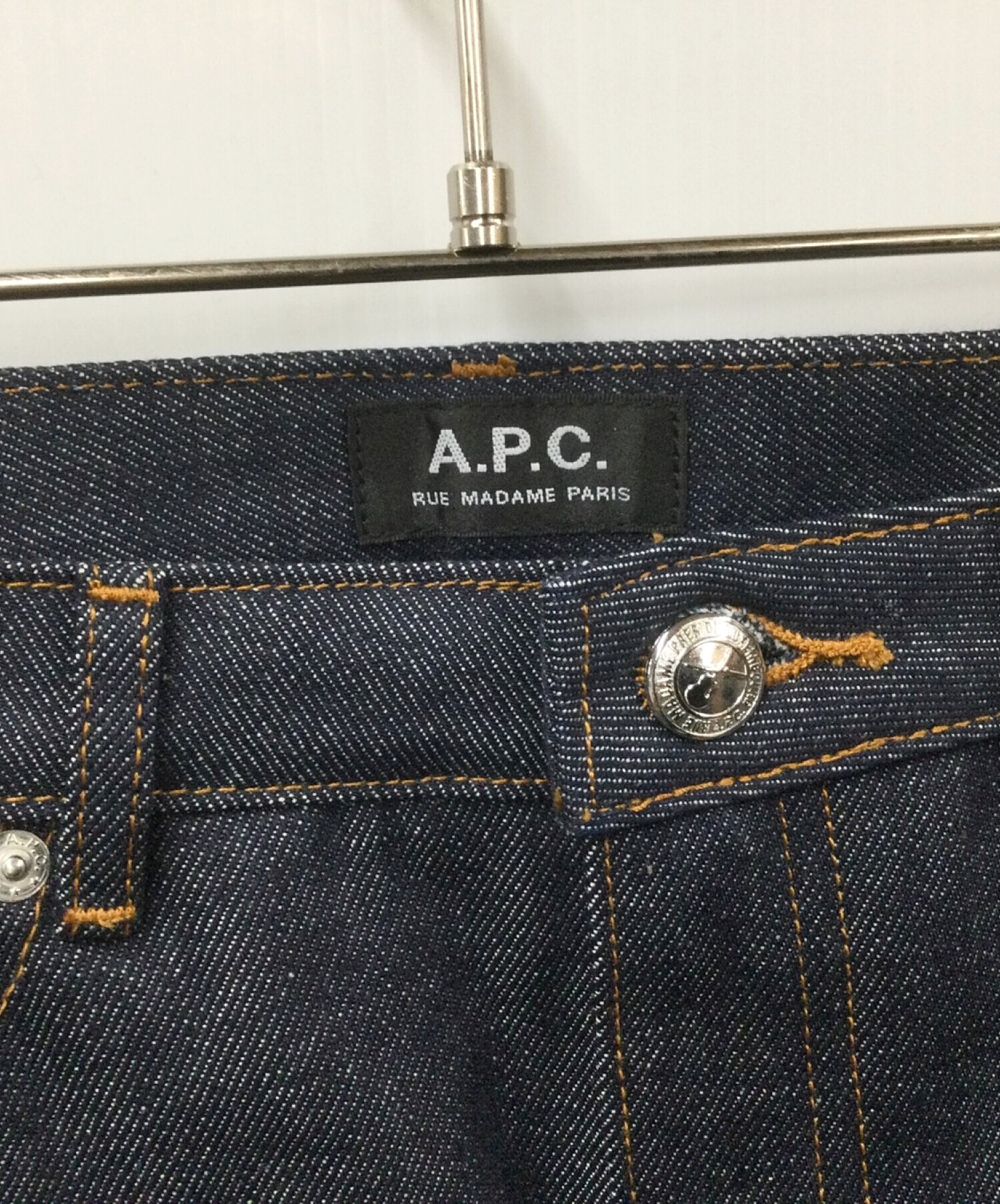 A.P.C. (アー・ペー・セー) デニムミニスカート インディゴ インディゴ サイズ:34