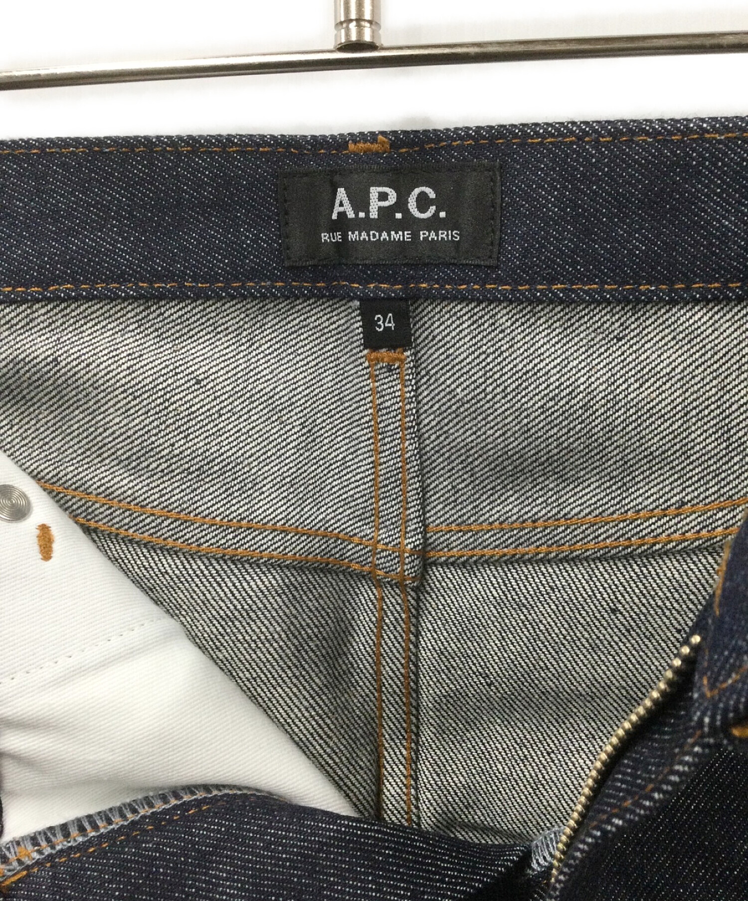 A.P.C. (アー・ペー・セー) デニムミニスカート インディゴ インディゴ サイズ:34