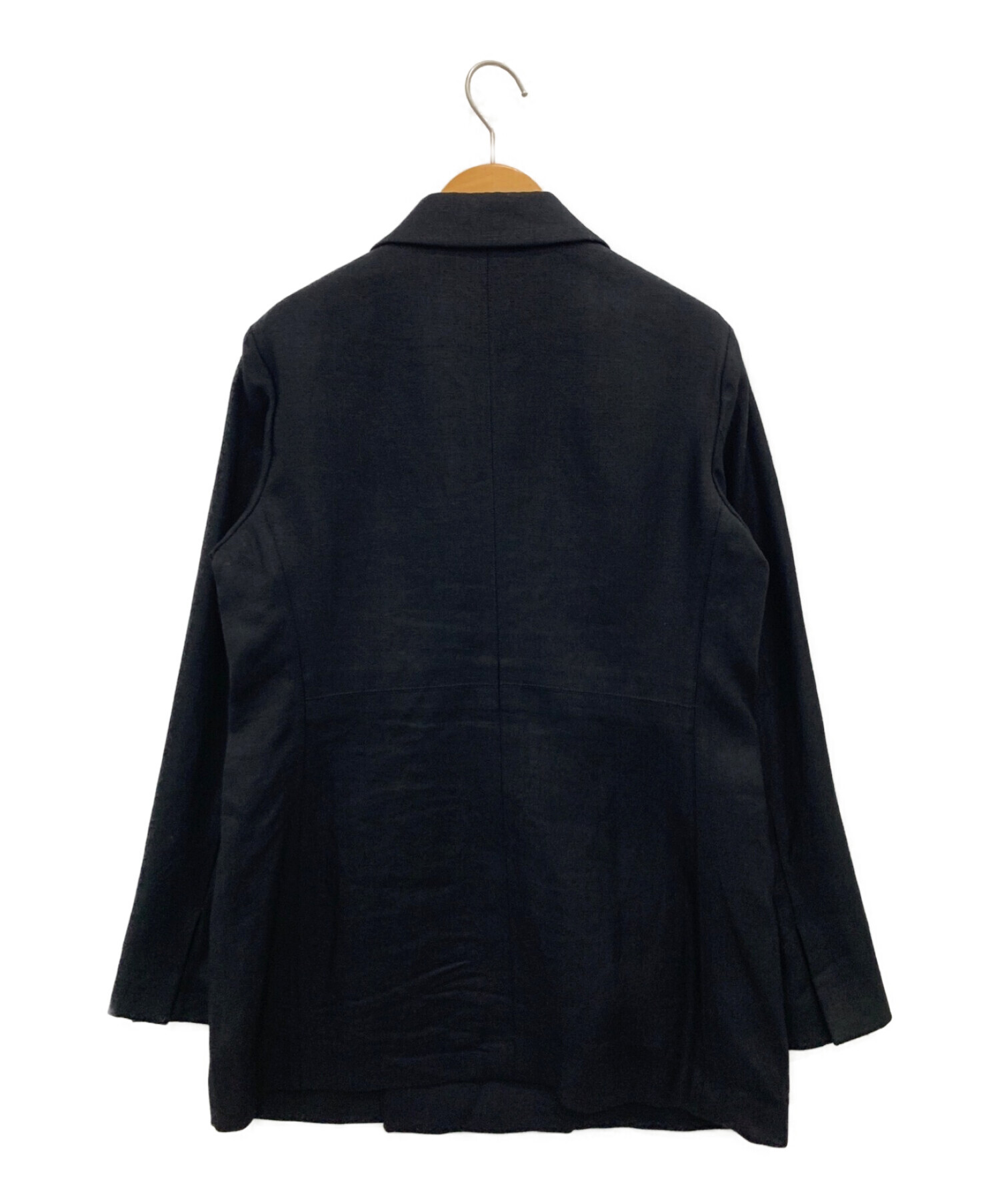 CHAOS (カオス) CRリネンヘリンボーンジャケット ブラック サイズ:F