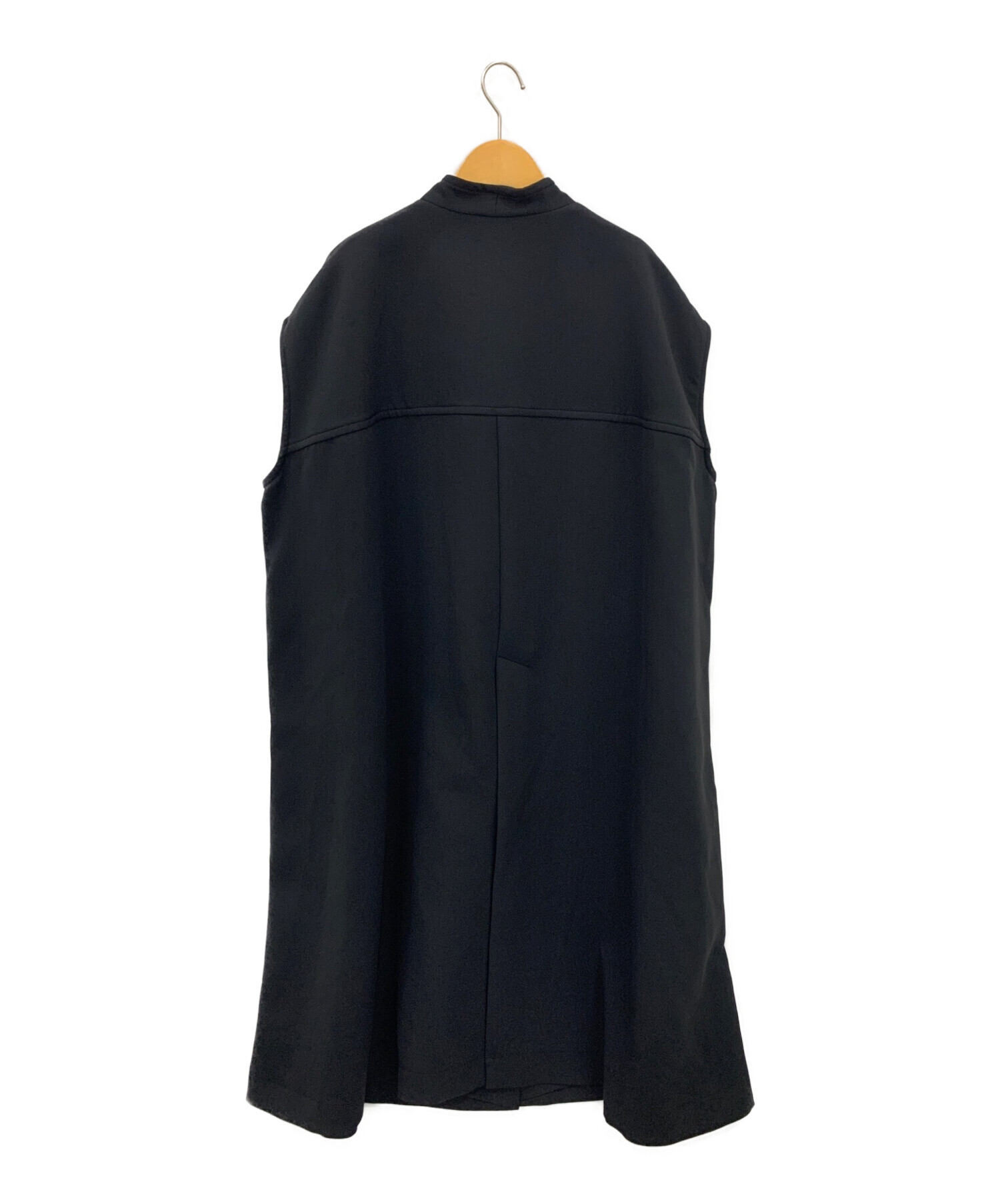 ELENDEEK (エレンディーク) TRIPLE CLOTH LONG GILET ブラック サイズ:F