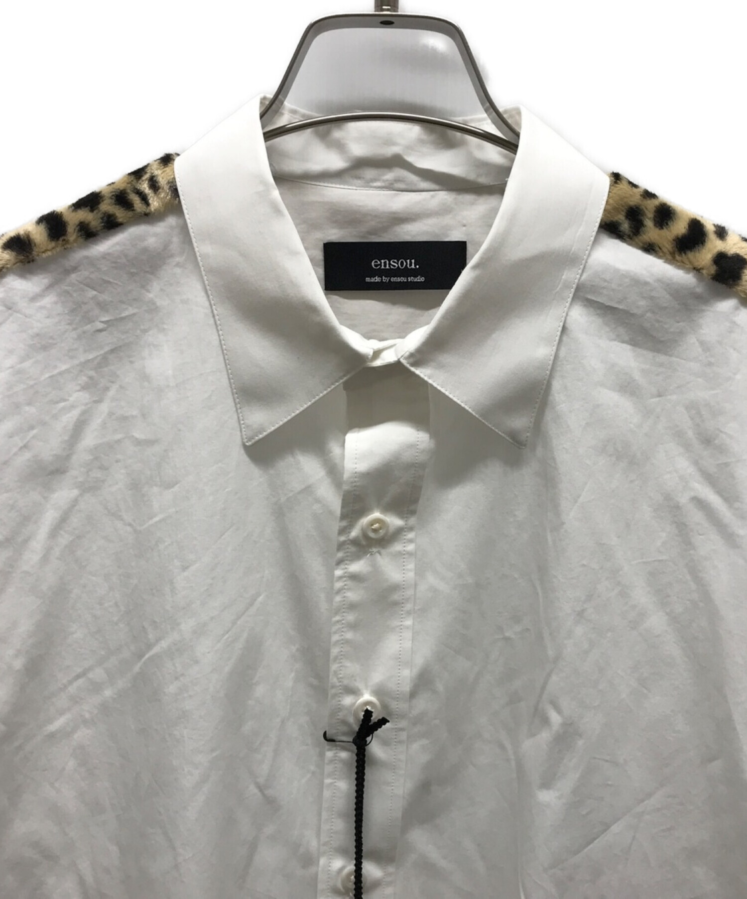 ensou (エンソウ) White_Leopard_Shirt サイズ:S