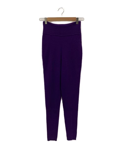 中古・古着通販】FUMIKA UCHIDA (フミカウチダ) STRETCH CASHMERE TRACK PANTS VIOLET  サイズ:36｜ブランド・古着通販 トレファク公式【TREFAC FASHION】スマホサイト