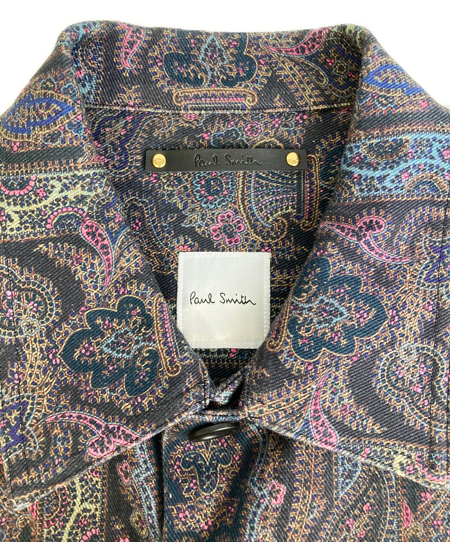 中古・古着通販】PAUL SMITH (ポールスミス) ペイズリートラッカージャケット ネイビー サイズ:M｜ブランド・古着通販  トレファク公式【TREFAC FASHION】スマホサイト