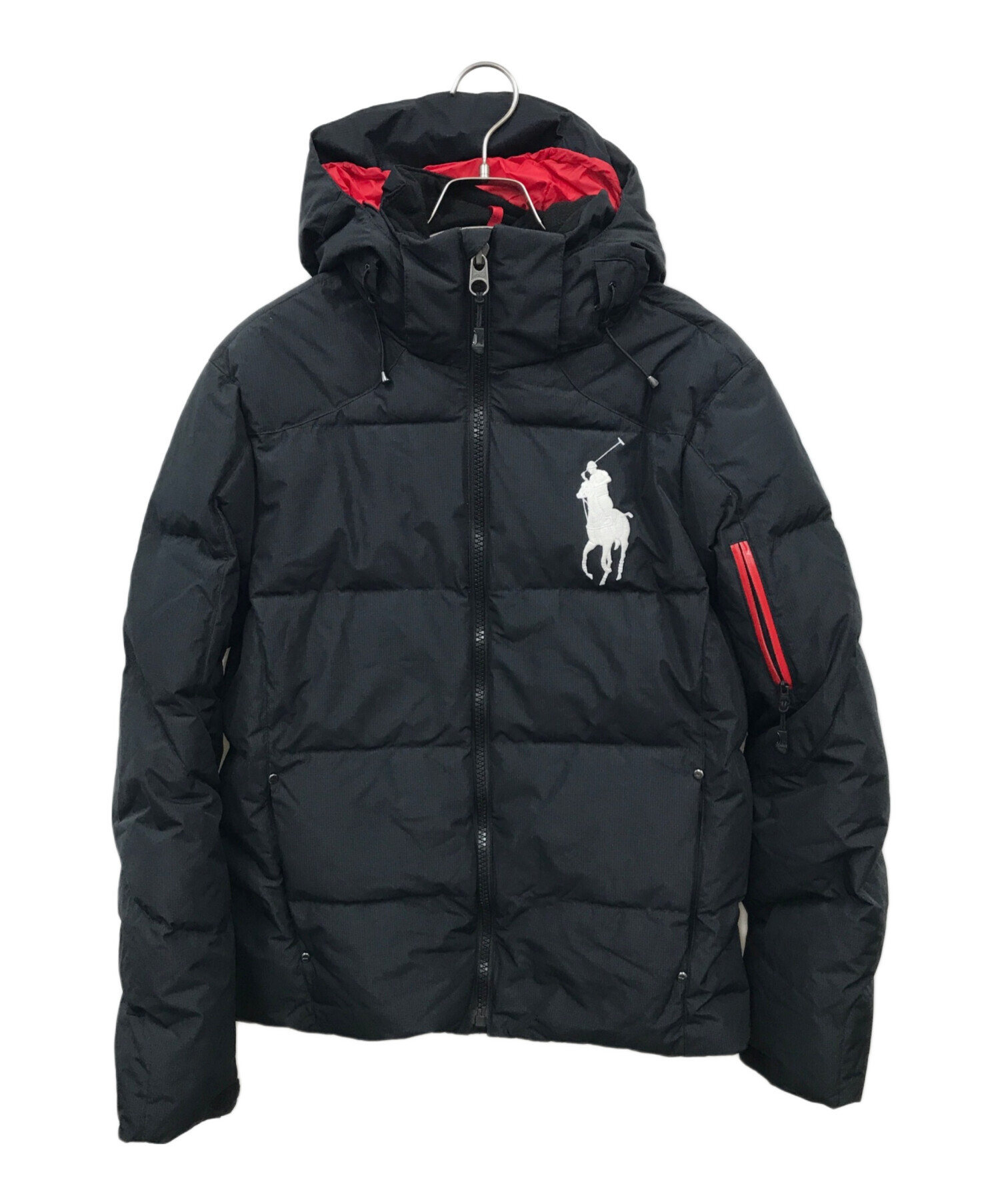 POLO RALPH LAUREN (ポロ・ラルフローレン) ビッグポニーダウンジャケット ブラック サイズ:S