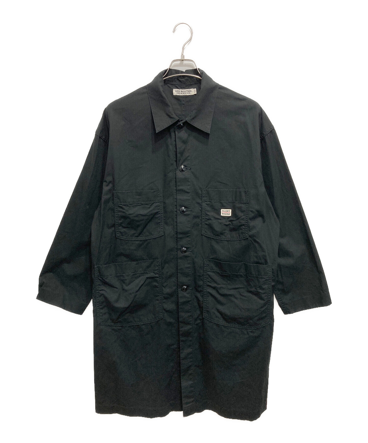 中古・古着通販】COOTIE PRODUCTIONS (クーティープロダクツ) Ripstop Shop Coat／リップストップショップコート  ブラック サイズ:S｜ブランド・古着通販 トレファク公式【TREFAC FASHION】スマホサイト