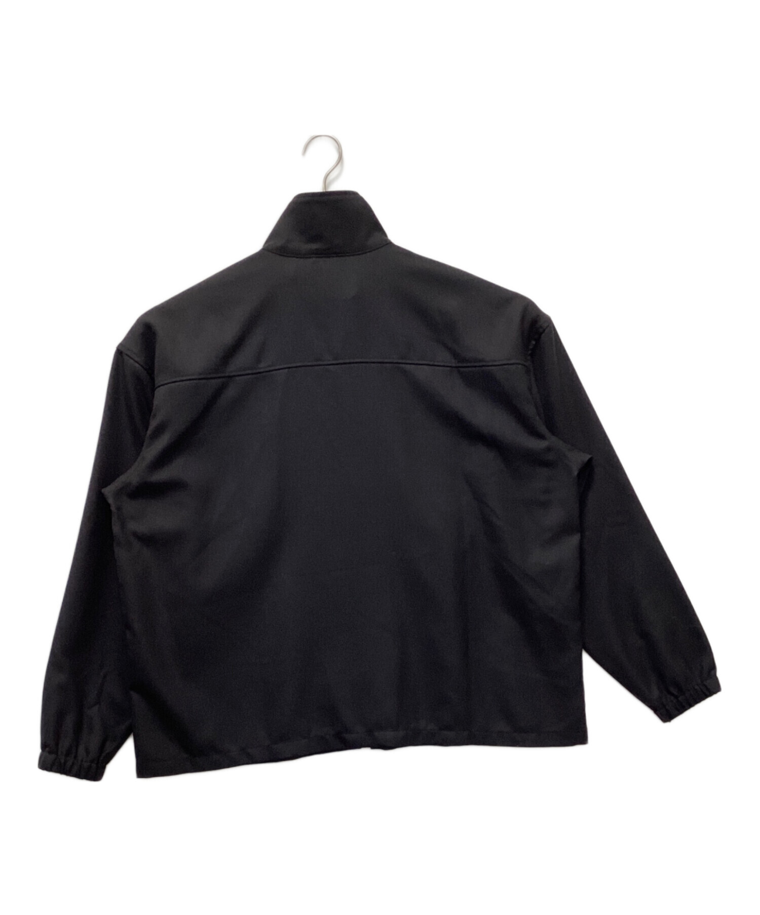 COOTIE PRODUCTIONS (クーティープロダクツ) T/W Gabardine Stand Collar Zip Up Jacket  ブラック サイズ:S