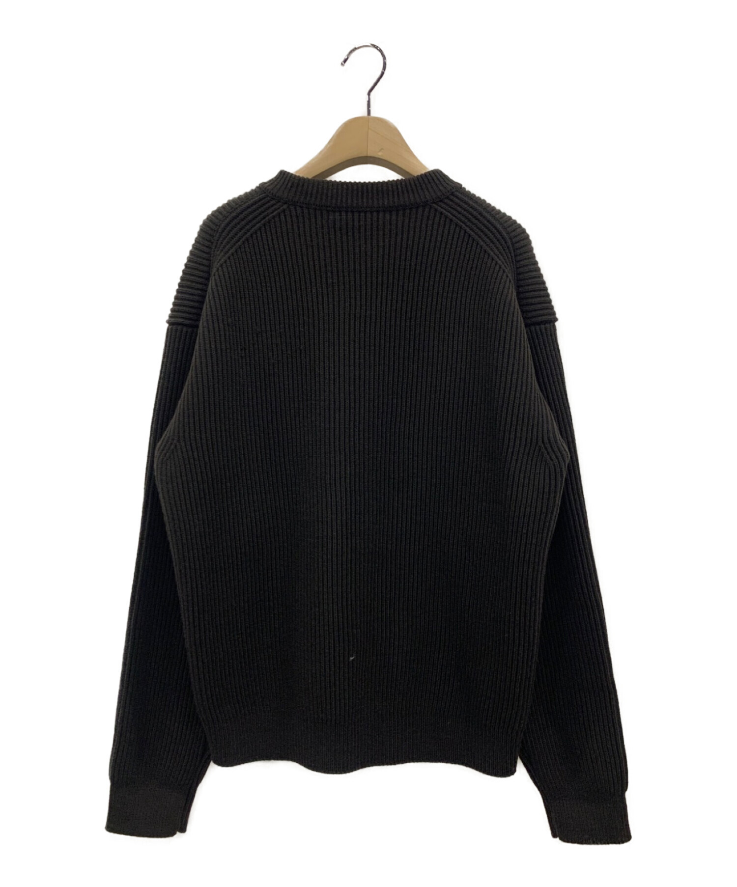 中古・古着通販】AURALEE (オーラリー) FRANCH MERINO RIB KNIT P/O