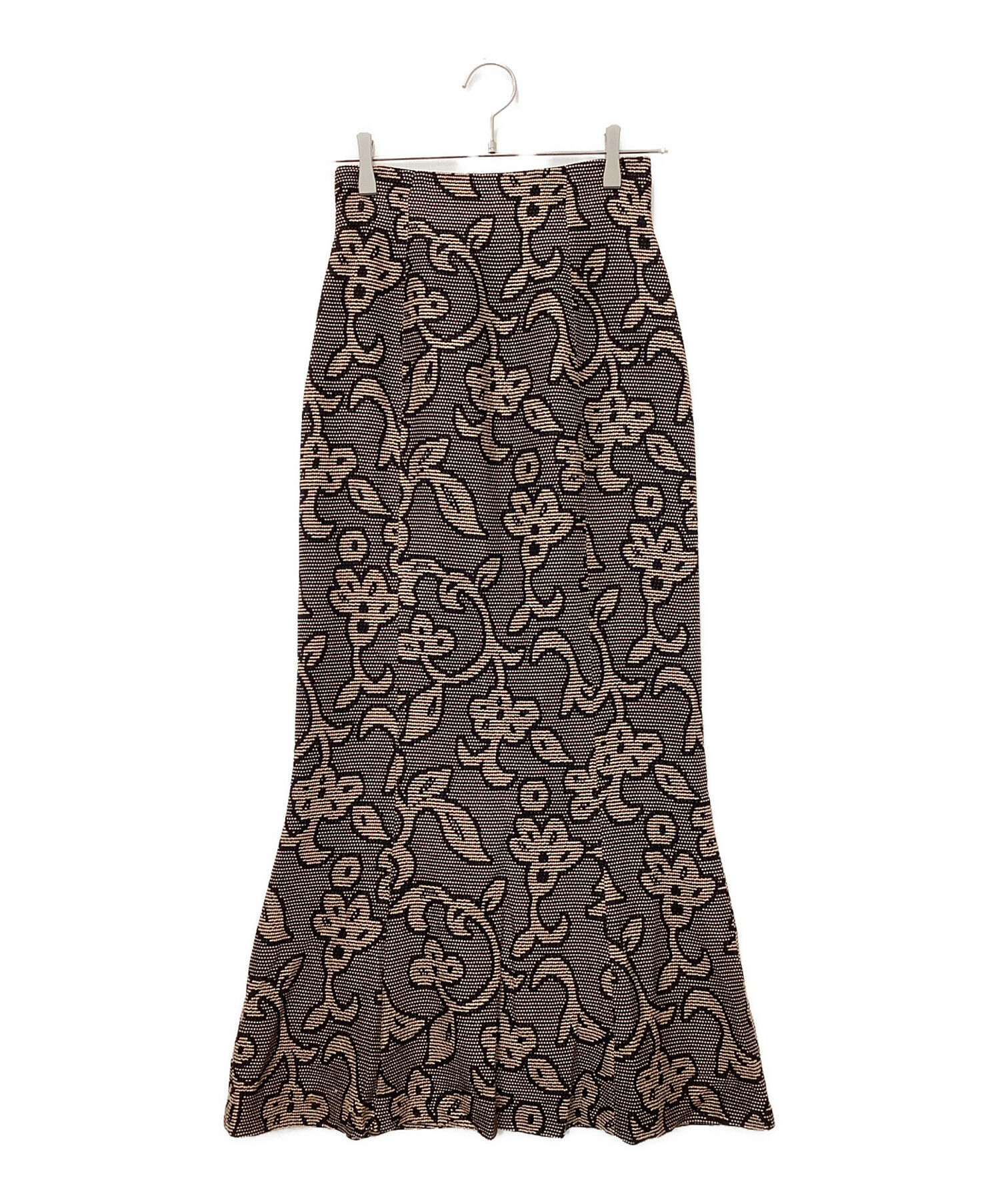 TODAYFUL (トゥデイフル) Jacquard Leaf Pencilskirt ブラック サイズ:36