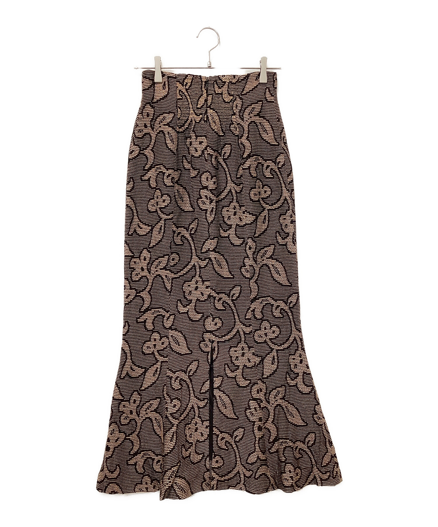 TODAYFUL (トゥデイフル) Jacquard Leaf Pencilskirt ブラック サイズ:36