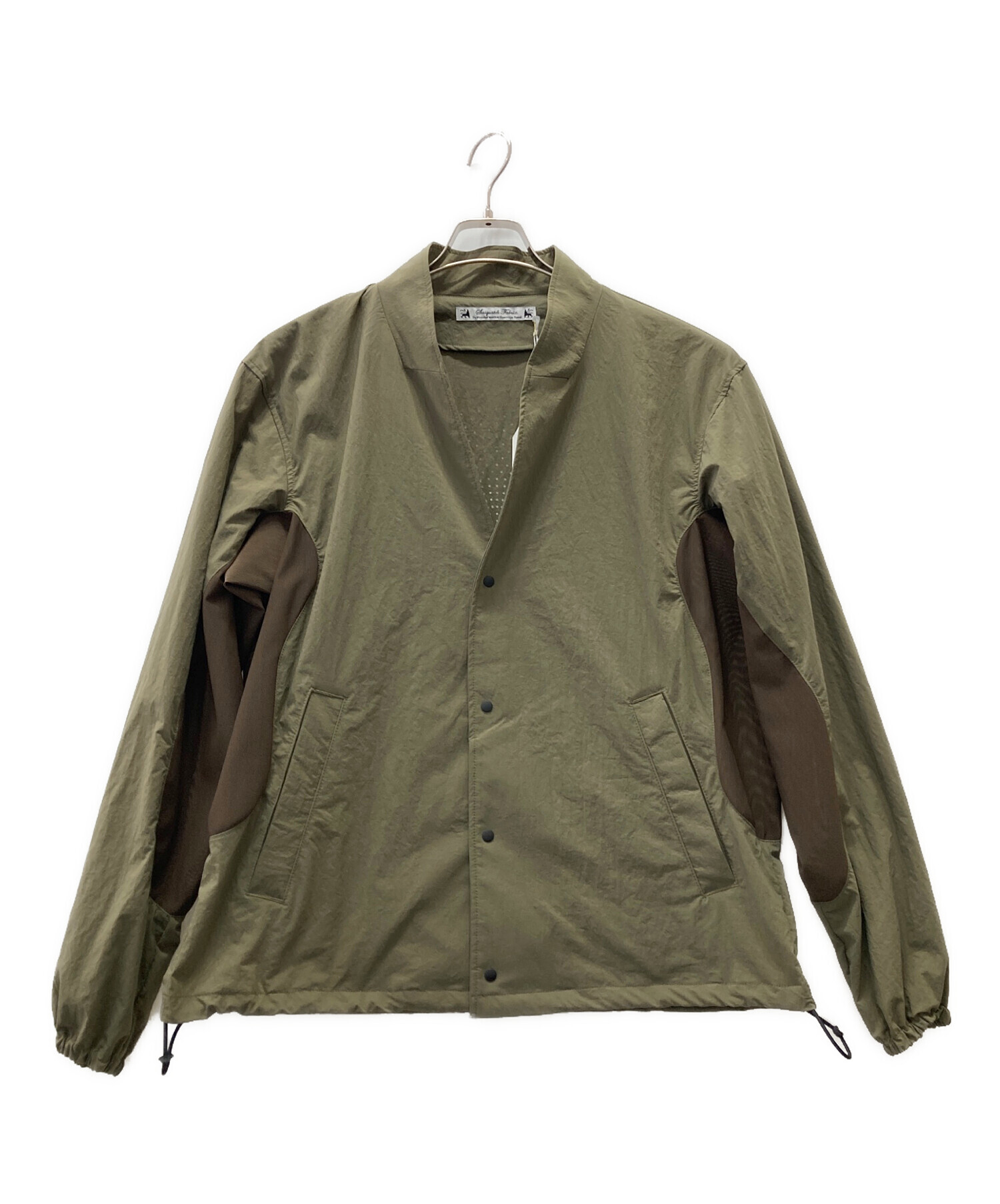 中古・古着通販】SASQUATCHfabrix. (サスクワッチファブリックス) NYLON WA-NECK JACKET オリーブ  サイズ:M｜ブランド・古着通販 トレファク公式【TREFAC FASHION】スマホサイト