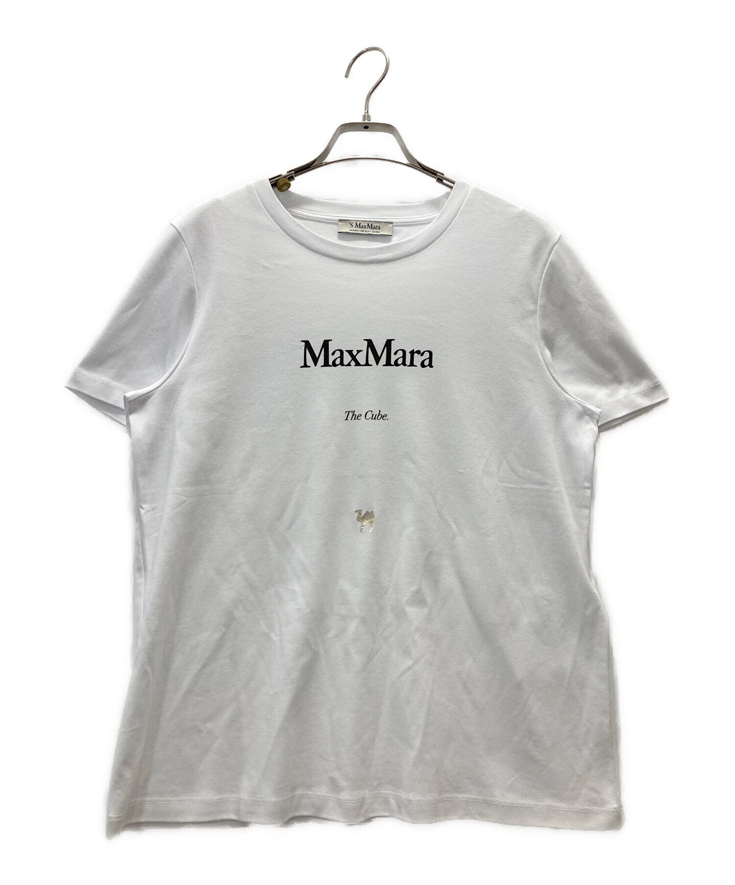 中古・古着通販】'S Max Mara (エスマックスマーラ) QuietoロゴTシャツ ホワイト サイズ:M｜ブランド・古着通販  トレファク公式【TREFAC FASHION】スマホサイト