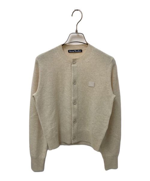 【中古・古着通販】Acne studios (アクネ ストゥディオス) ウールクルーネックカーディガン ベージュ サイズ:XXS｜ブランド・古着通販  トレファク公式【TREFAC FASHION】スマホサイト