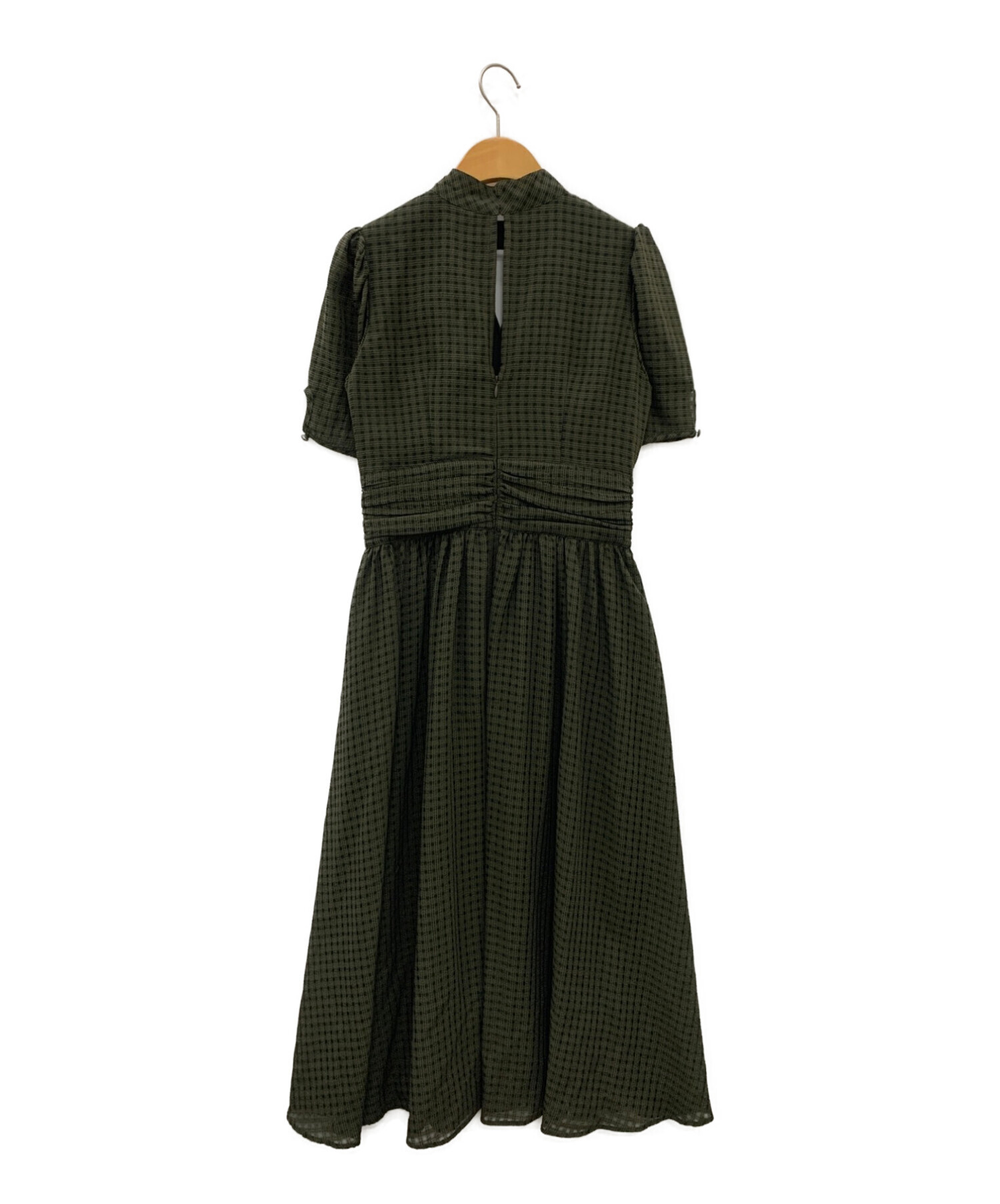 中古・古着通販】HER LIP TO (ハーリップトゥ) striped midi dress オリーブ サイズ:M｜ブランド・古着通販  トレファク公式【TREFAC FASHION】スマホサイト