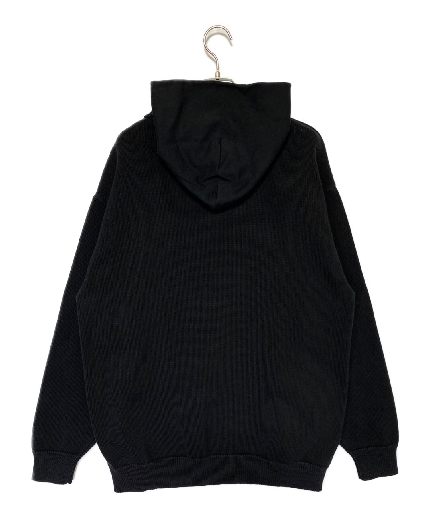 中古・古着通販】BALENCIAGA (バレンシアガ) METAL PATCHED HOODIE ブラック サイズ:S｜ブランド・古着通販  トレファク公式【TREFAC FASHION】スマホサイト