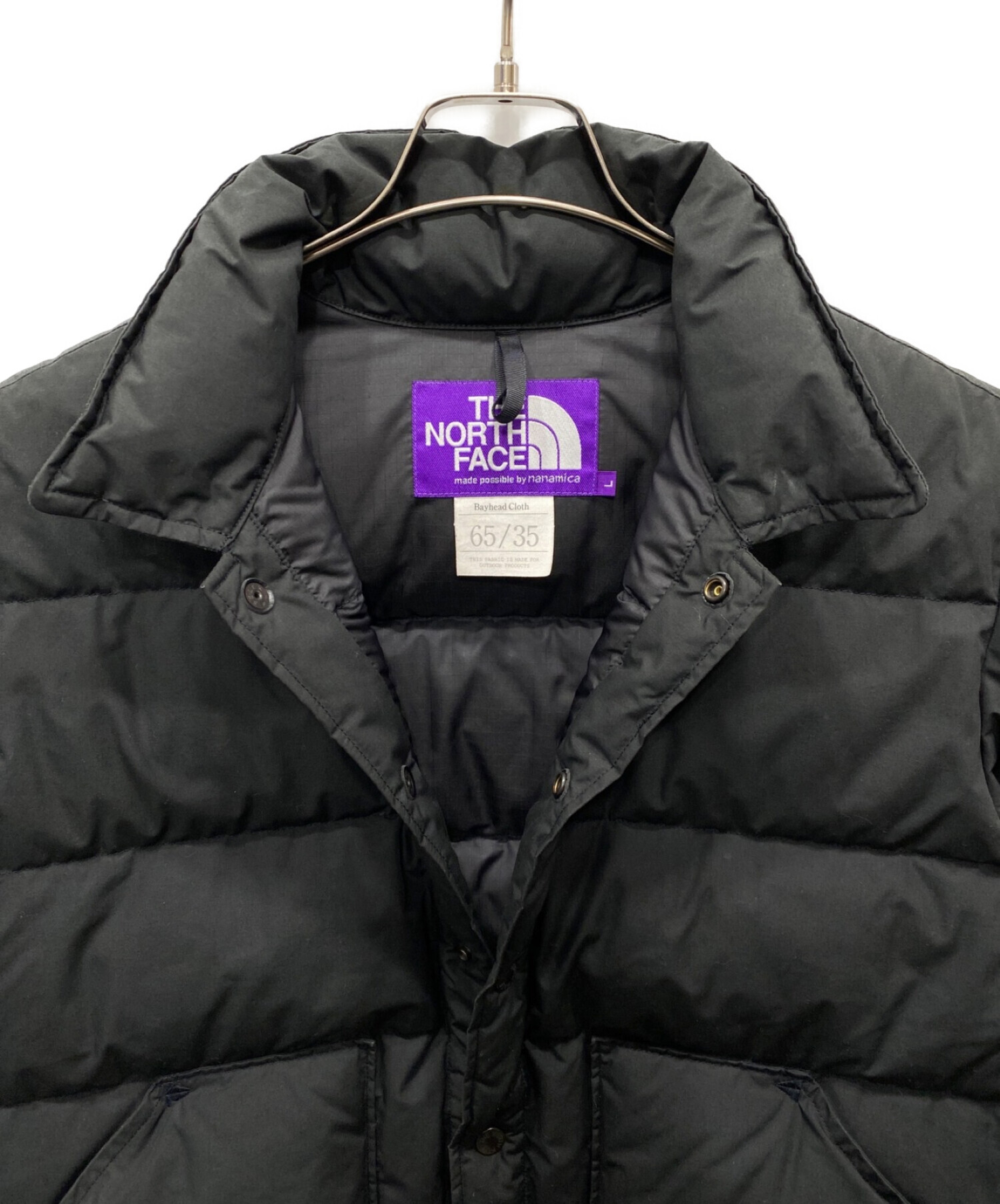 中古・古着通販】THE NORTHFACE PURPLELABEL (ザ・ノースフェイス パープルレーベル) Midweight 65/35  Stuffed Shirt ブラック サイズ:L｜ブランド・古着通販 トレファク公式【TREFAC FASHION】スマホサイト