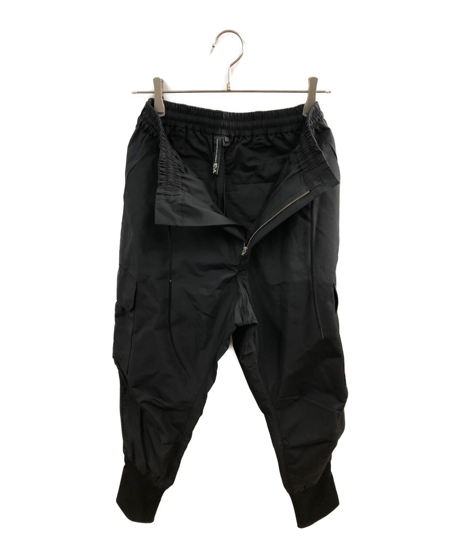 中古・古着通販】Y-3 (ワイスリー) Nylon Cargo Pants ブラック サイズ