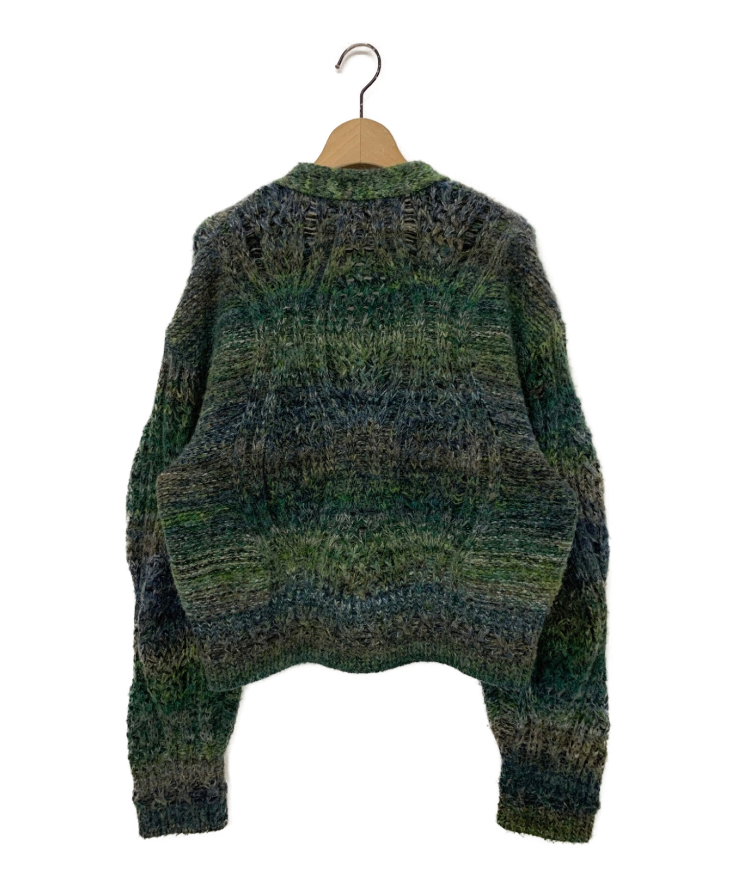 中古・古着通販】MURRAL (ミューラル) Hazy knit cardigan