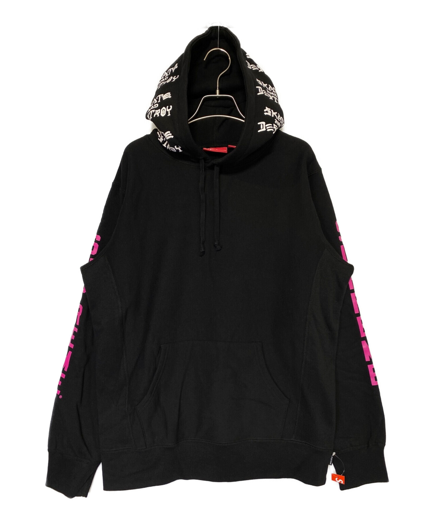 SUPREME (シュプリーム) THRASHER (スラッシャー) Boyfriend Hooded Sweatshirt ブラック サイズ:L