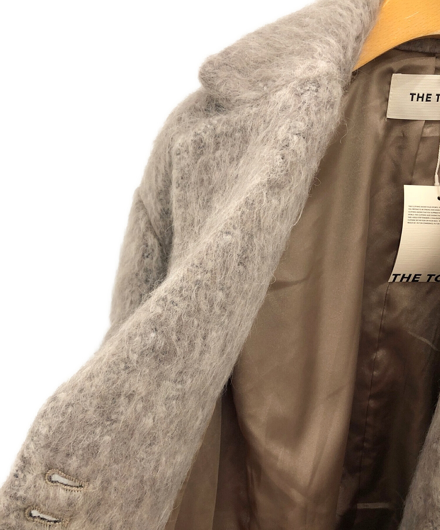 THE TOE (ザ トー) Chamonix shaggy jacket ベージュ サイズ:S
