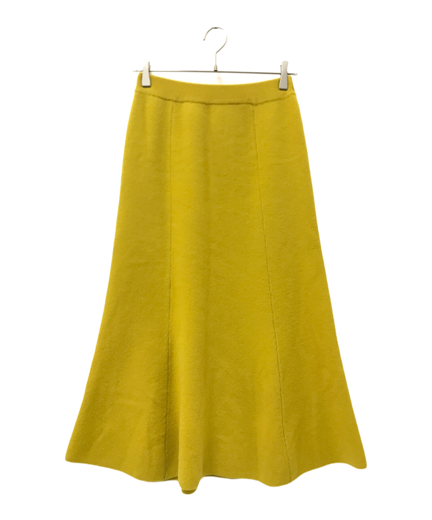 L'appartement (アパルトモン) Knit Flare Skirt イエロー サイズ:34