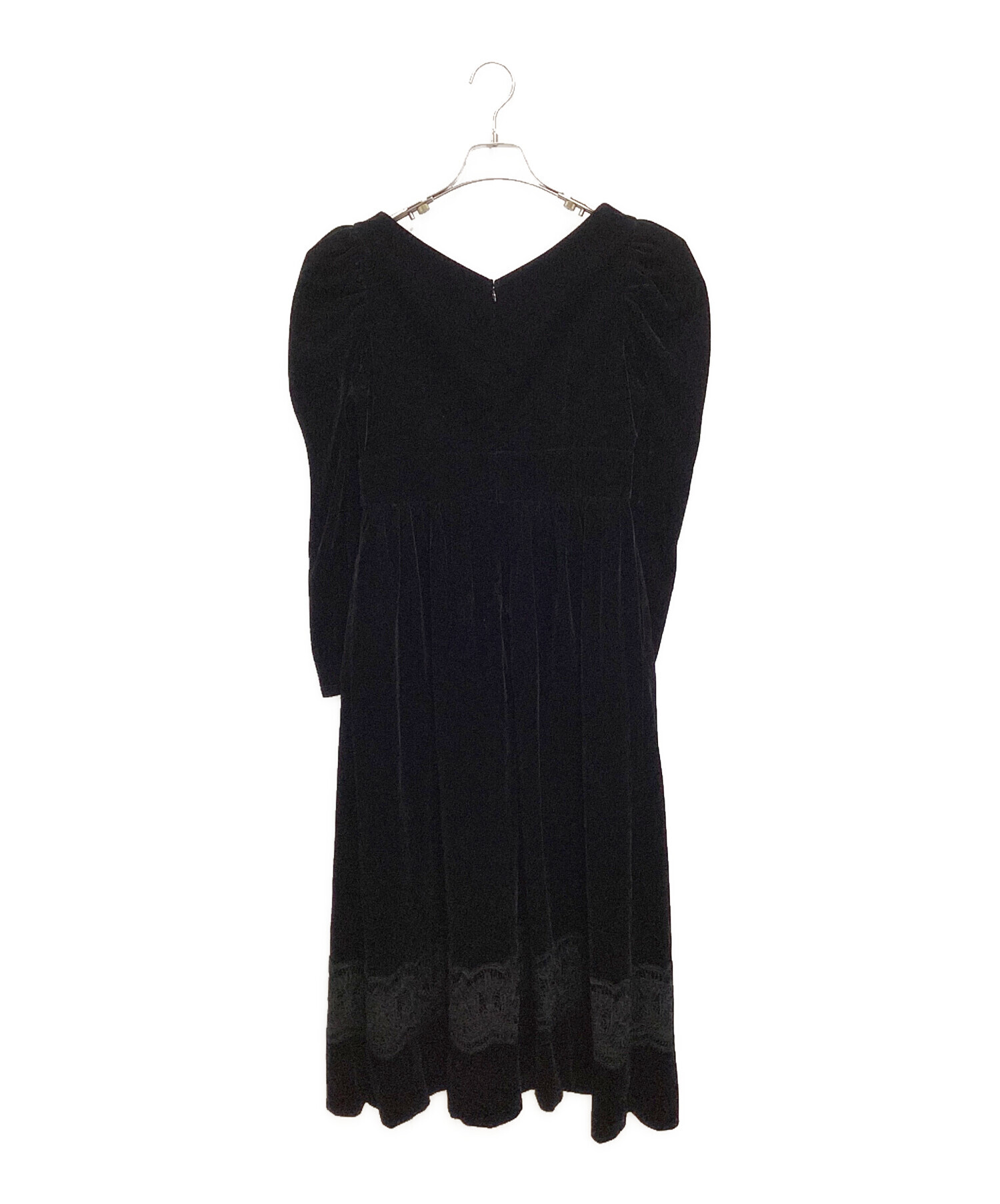 中古・古着通販】HER LIP TO (ハーリップトゥ) Royal Velour Long Dress ブラック サイズ:M｜ブランド・古着通販  トレファク公式【TREFAC FASHION】スマホサイト