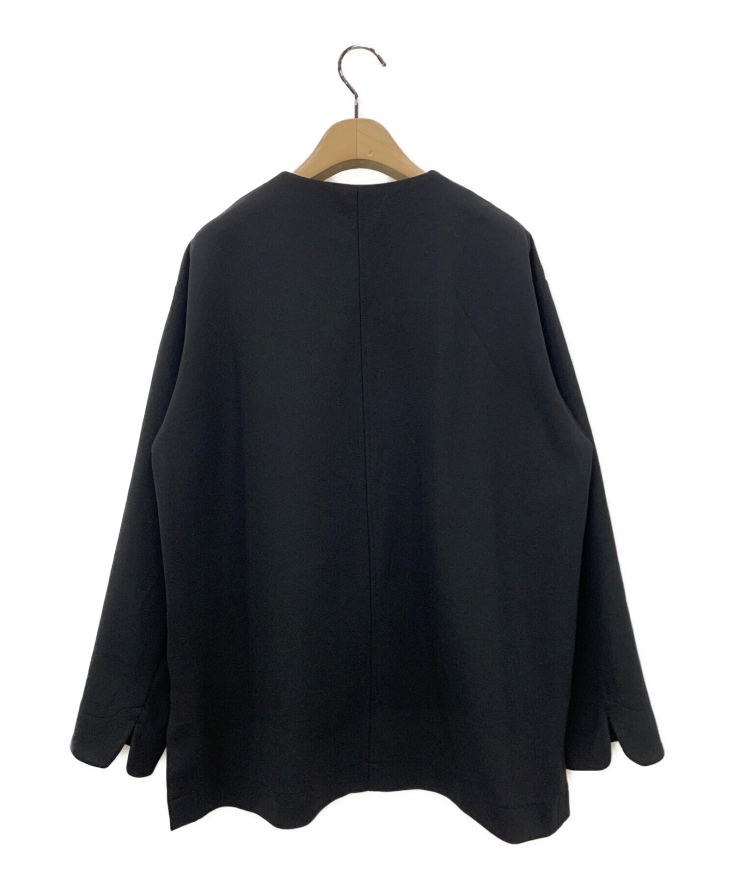 BEARDSLEY (ビアズリー) ノーカラージャケット ブラック サイズ:F