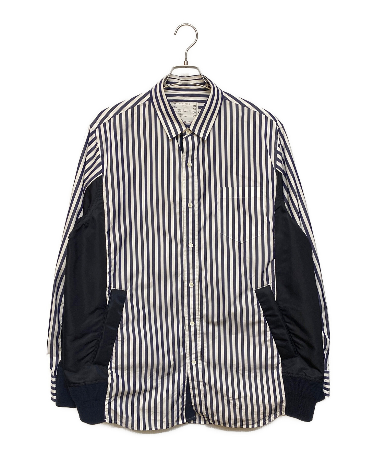 sacai (サカイ) 24SS Cotton Poplin Shirt(コットンポプリンシャツ) ブルー サイズ:4