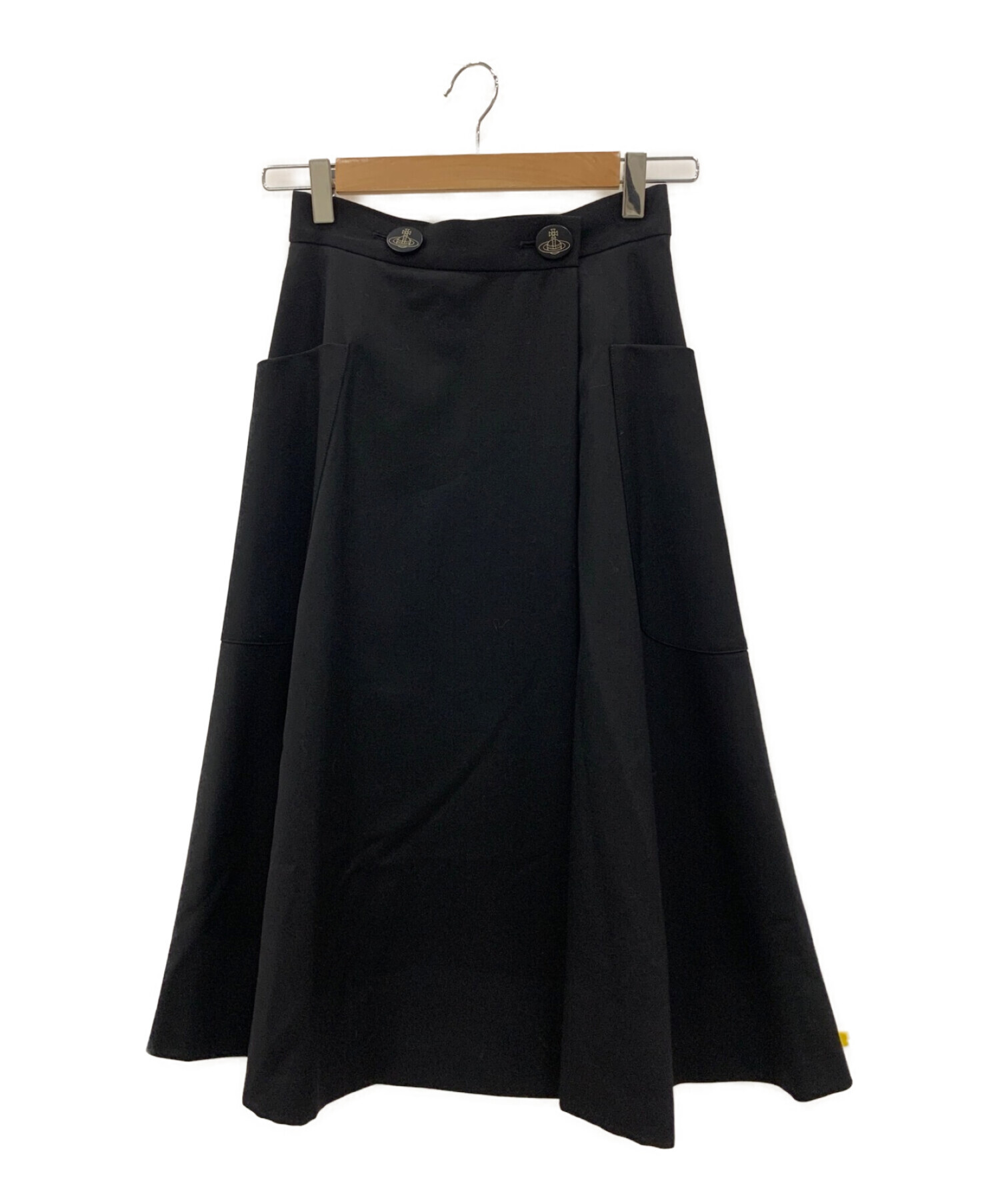 Vivienne Westwood RED LABEL (ヴィヴィアンウエストウッドレッドレーベル) ラップスカート ブラック サイズ:1