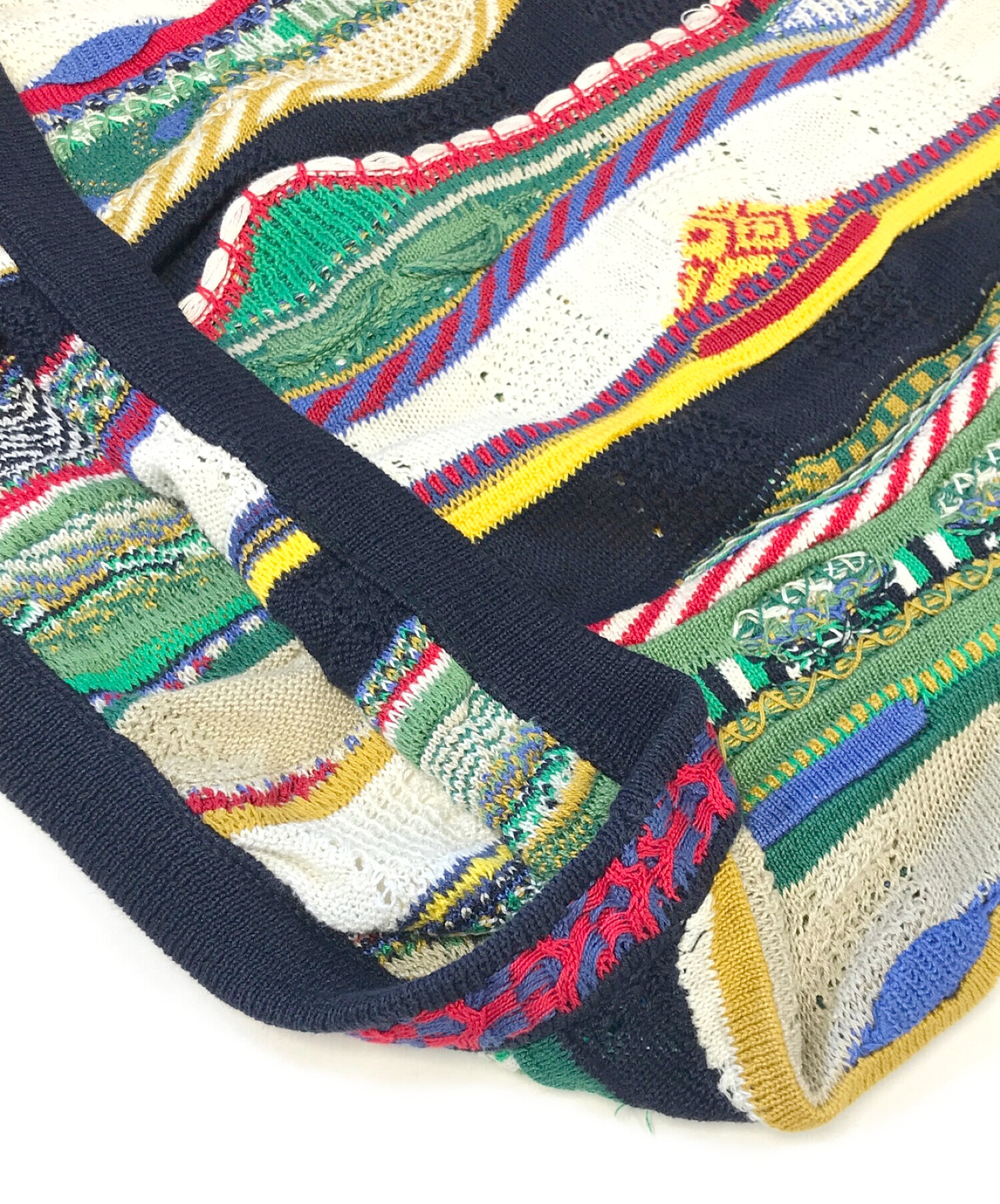 中古・古着通販】Coogi (クージー) 3Dニット マルチカラー サイズ:M