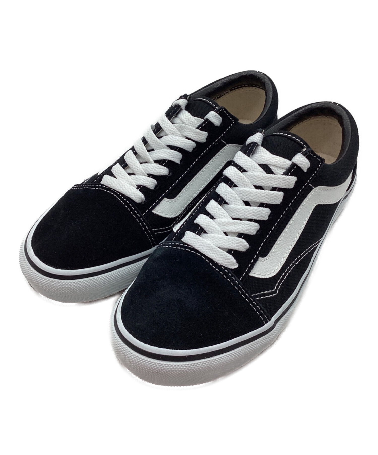 中古・古着通販】VANS (バンズ) ローカットスニーカー ブラック サイズ