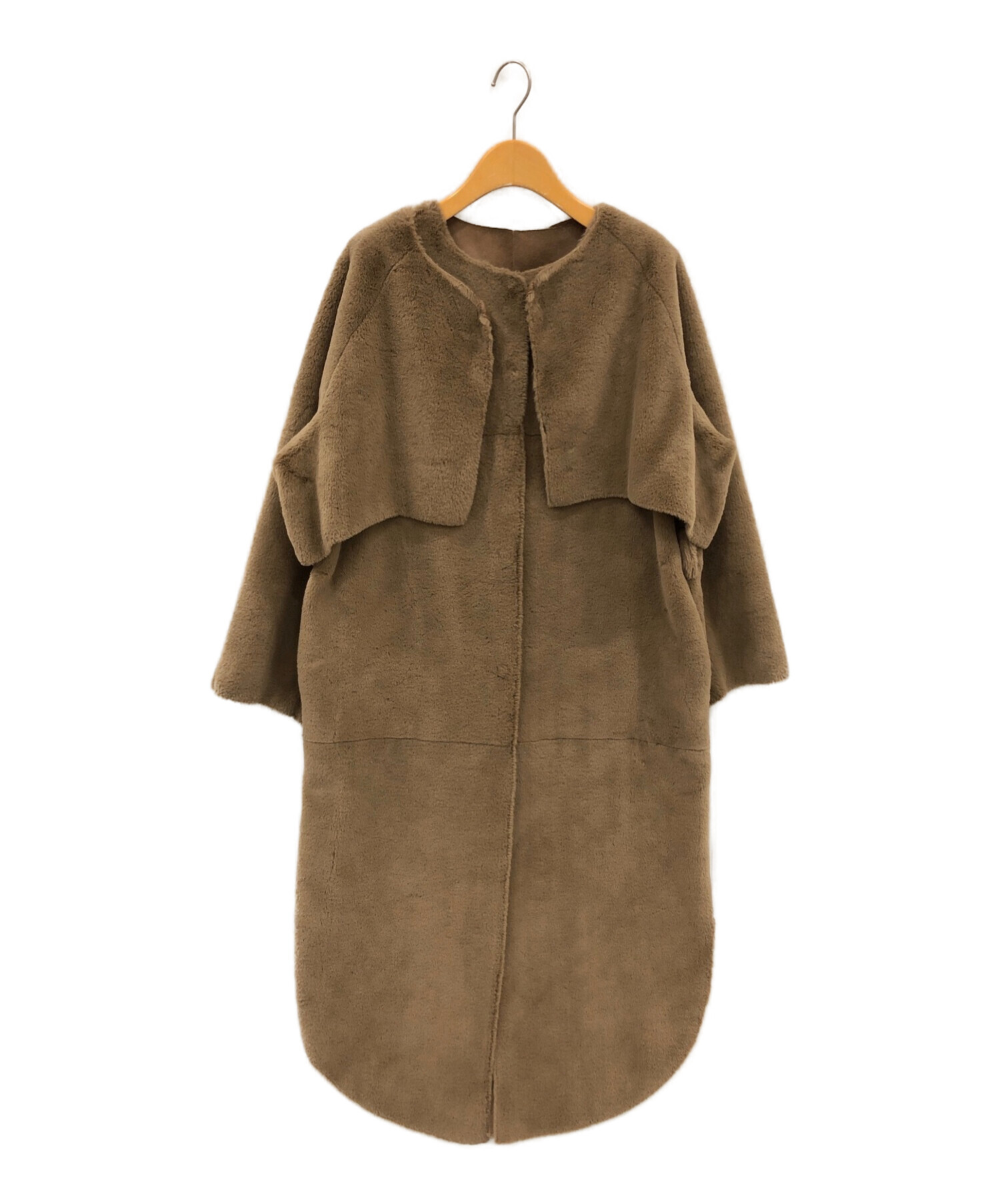 Ameri (アメリ) MANY WAY USEFUL BOA COAT ブラウン サイズ:M