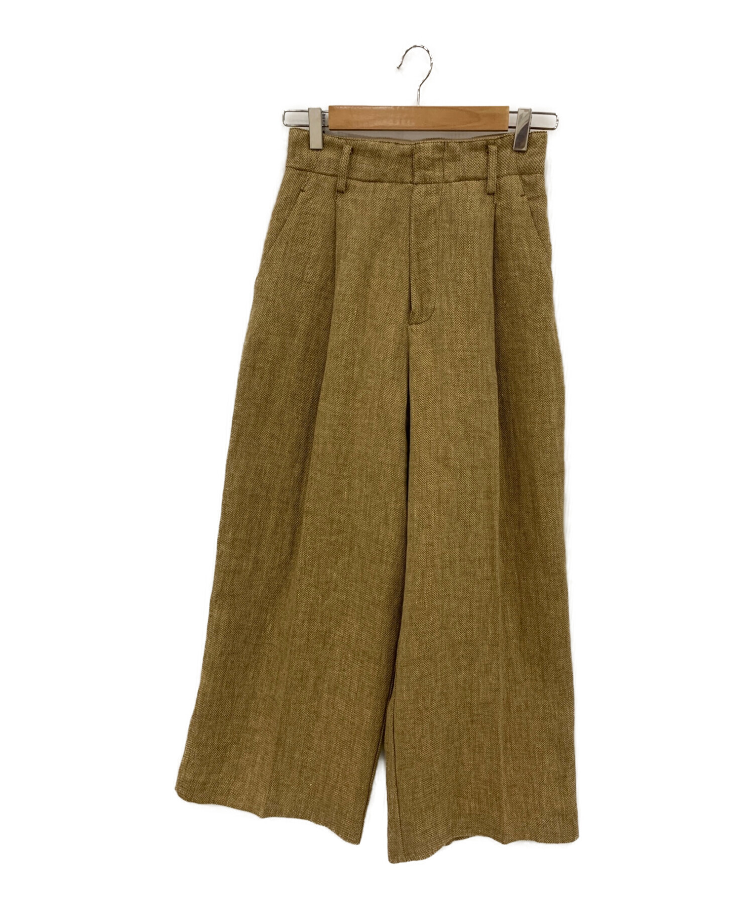 新品未使用タグ付きです【新品未使用】todayful Tuck Linen Trousers 36