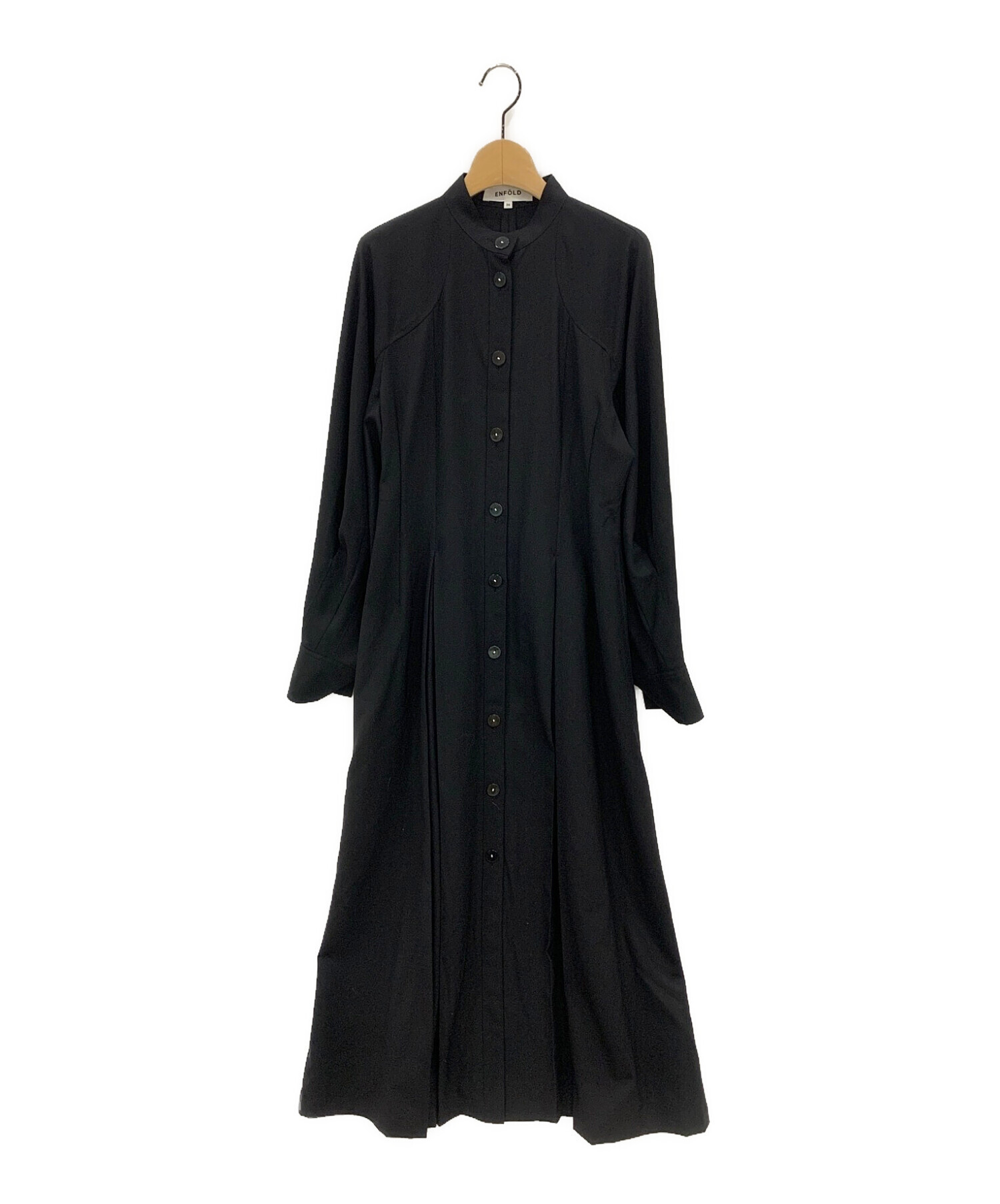 中古・古着通販】ENFOLD (エンフォルド) DESINE CUFF-DRESS ブラック サイズ:36｜ブランド・古着通販  トレファク公式【TREFAC FASHION】スマホサイト