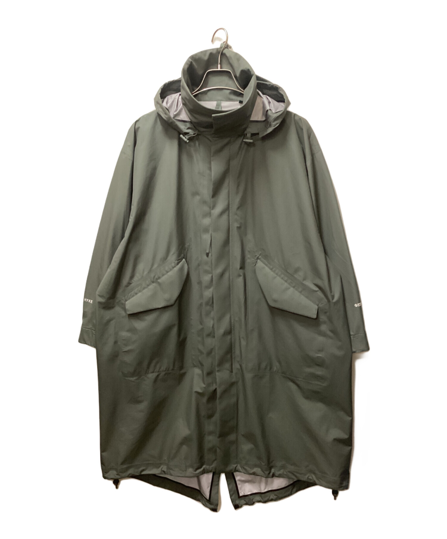 HYKE (ハイク) M-65 TYPE MODS COAT/ナイロンモッズコート グリーン サイズ:S