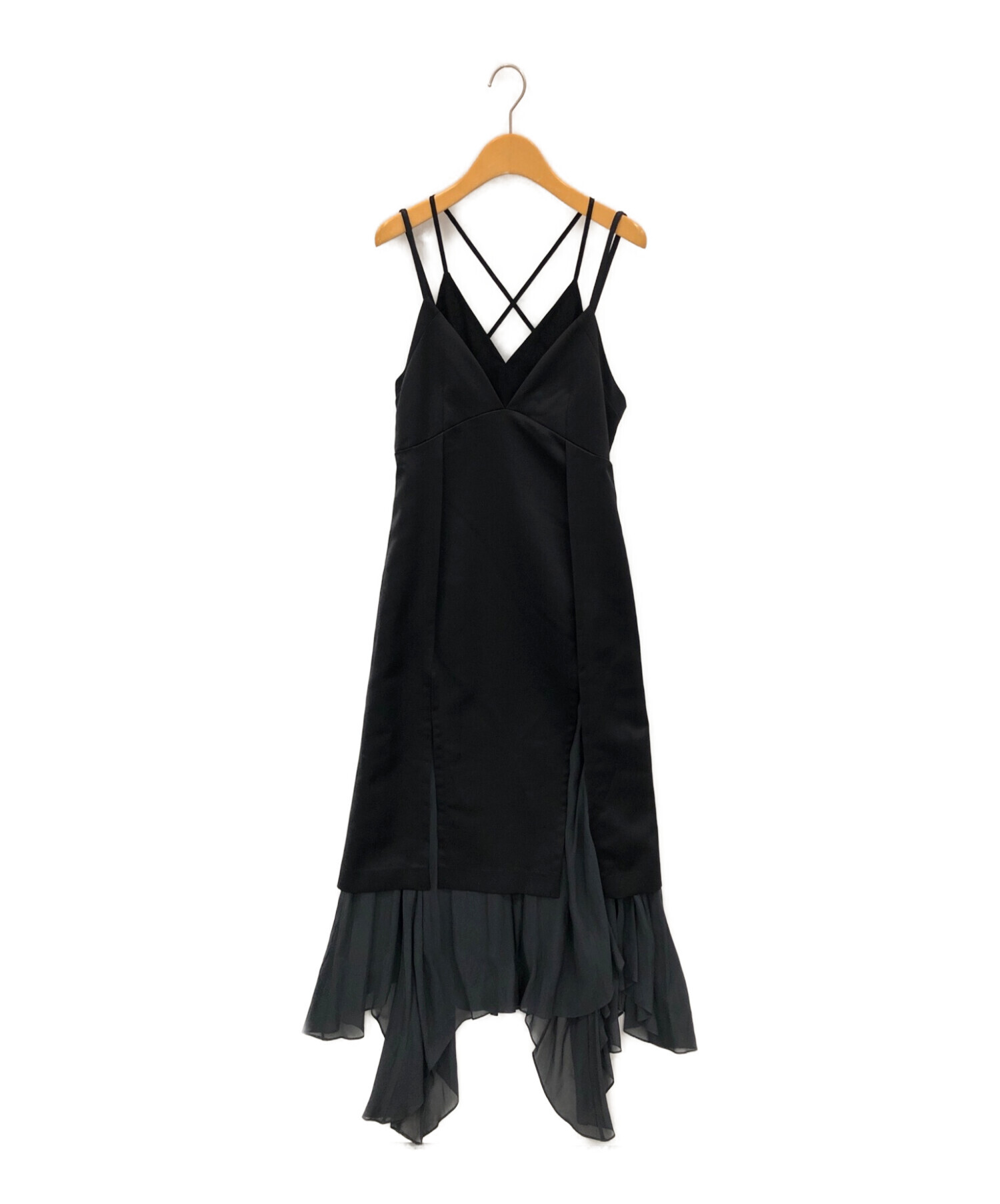 MURRAL (ミューラル) Flutters camisole dress ブラック サイズ:2