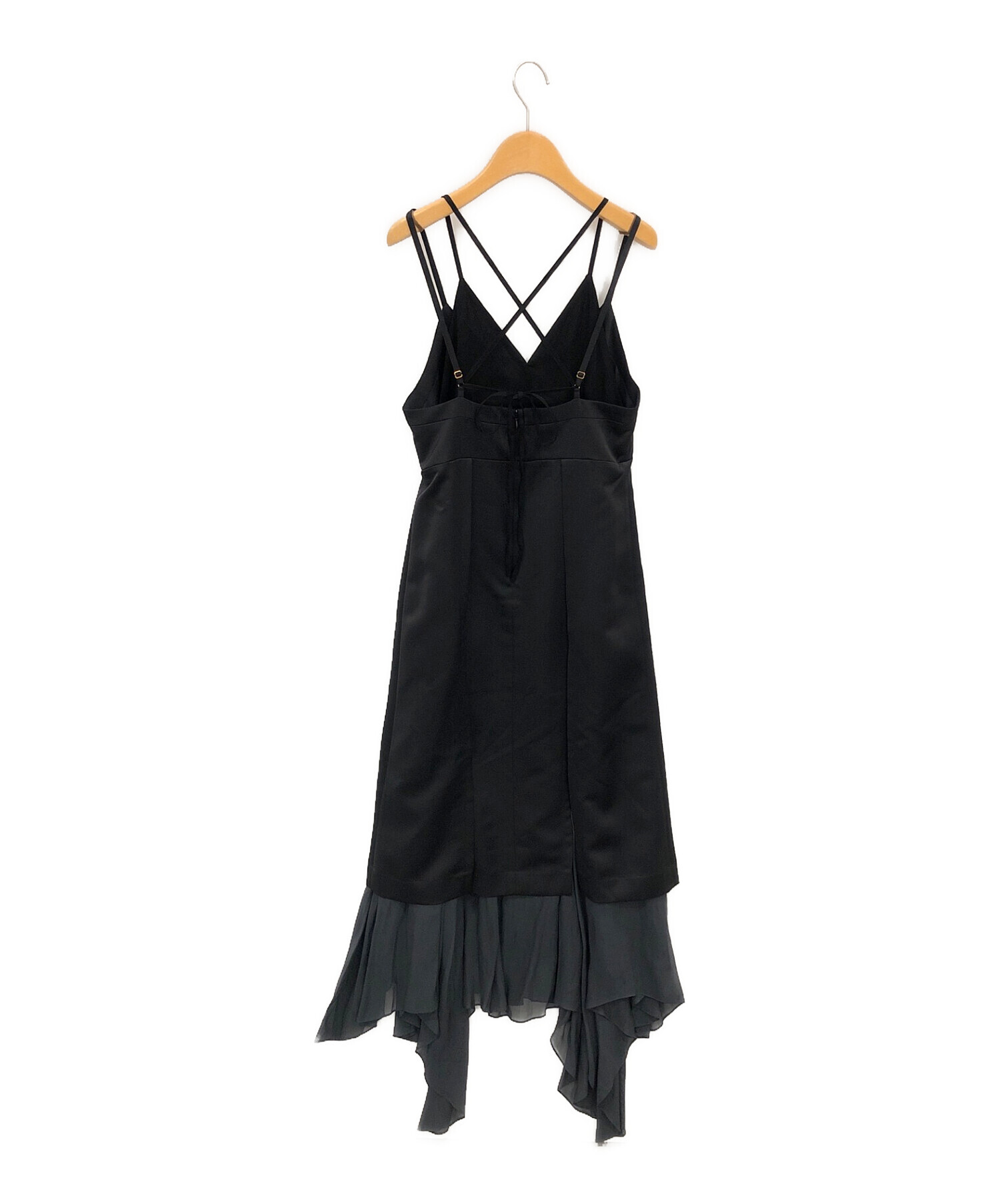 MURRAL (ミューラル) Flutters camisole dress ブラック サイズ:2