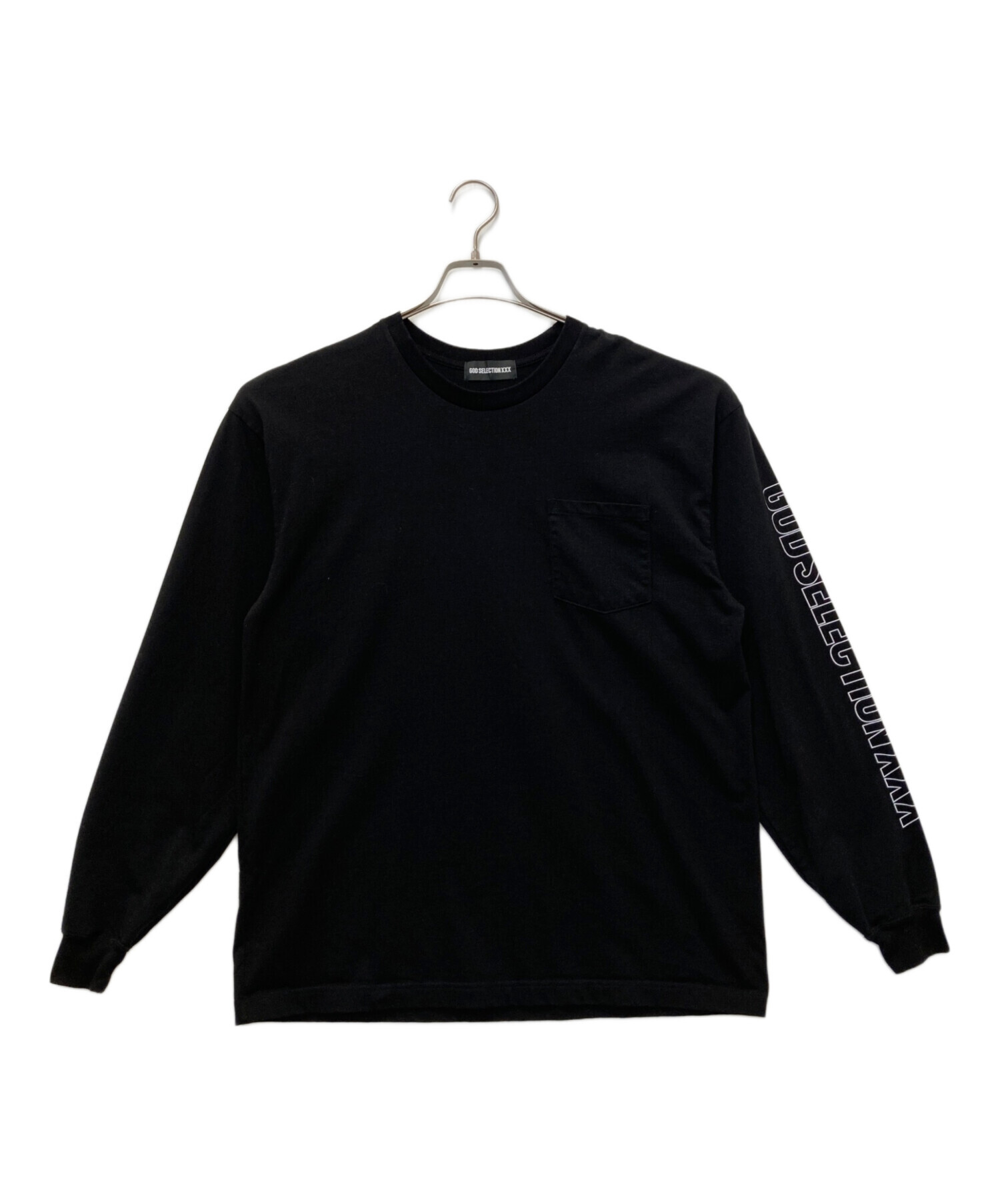 中古・古着通販】GOD SELECTION XXX (ゴッドセレクショントリプルエックス) LONG SLEEVE T-SHIRT ブラック  サイズ:XL｜ブランド・古着通販 トレファク公式【TREFAC FASHION】スマホサイト