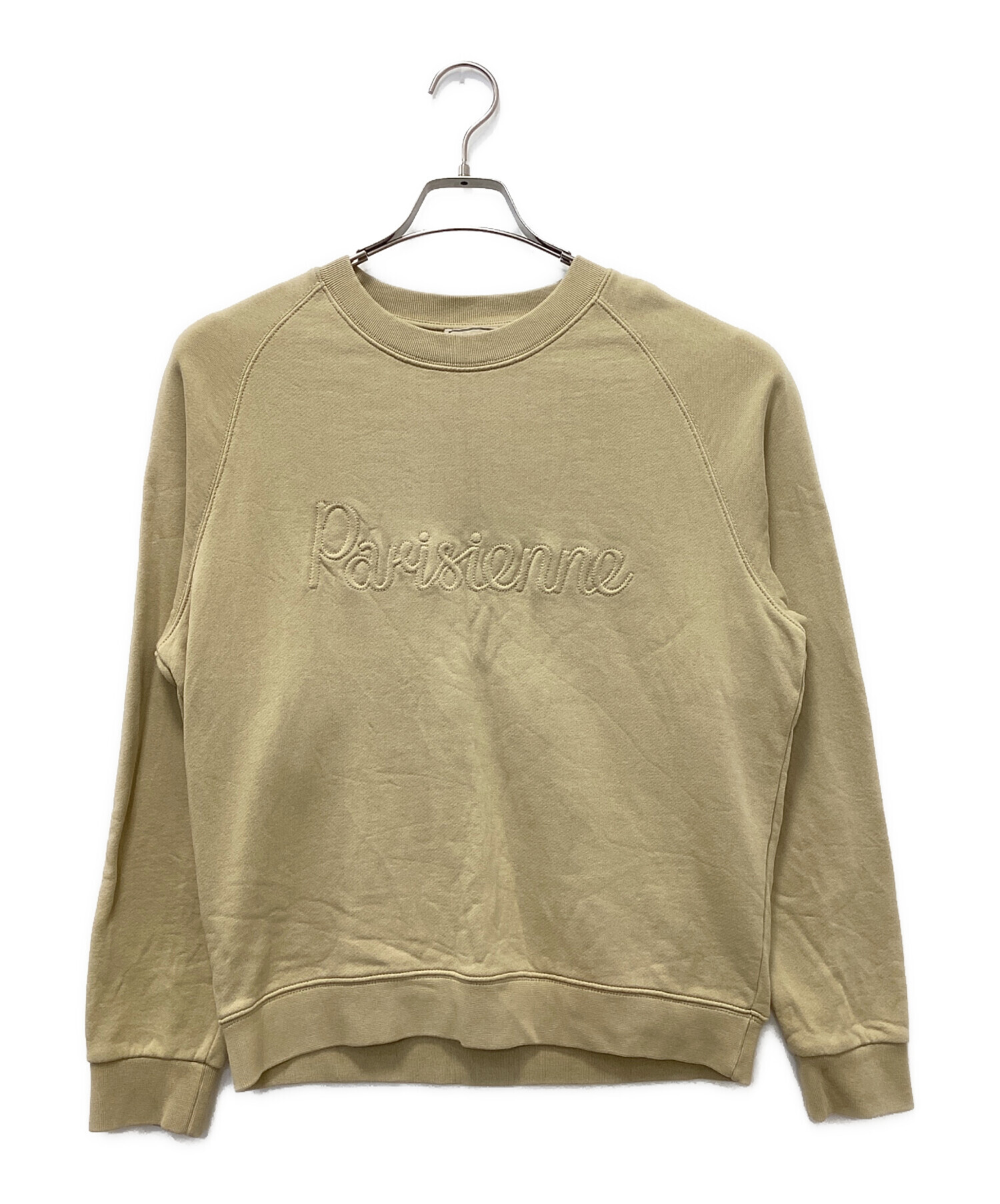 maison kitsune (メゾンキツネ) SWEATSHIRT PARISIENNE ベージュ サイズ:L